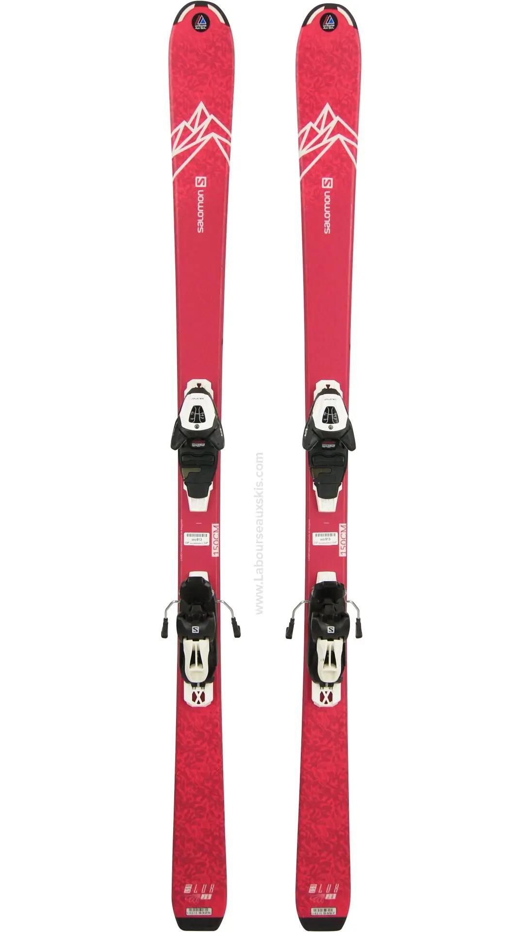 Reconditionné - SALOMON QST LUX JR M + SALOMON  L6 - Très bon état 2/3