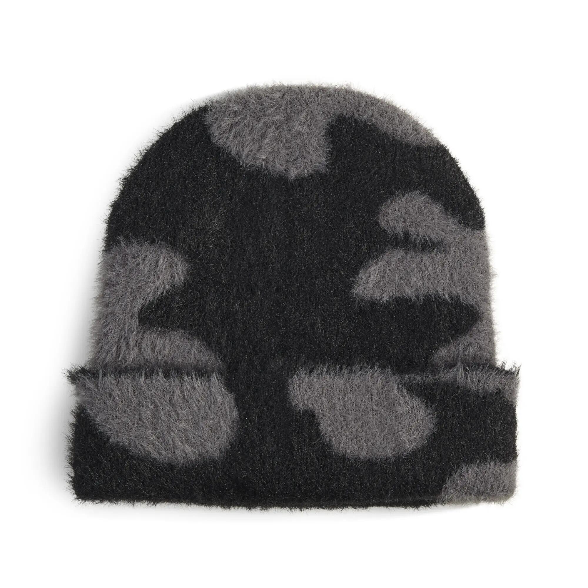Gorro beanie de corona media de punto cepillado con estampado PUMA 3/3