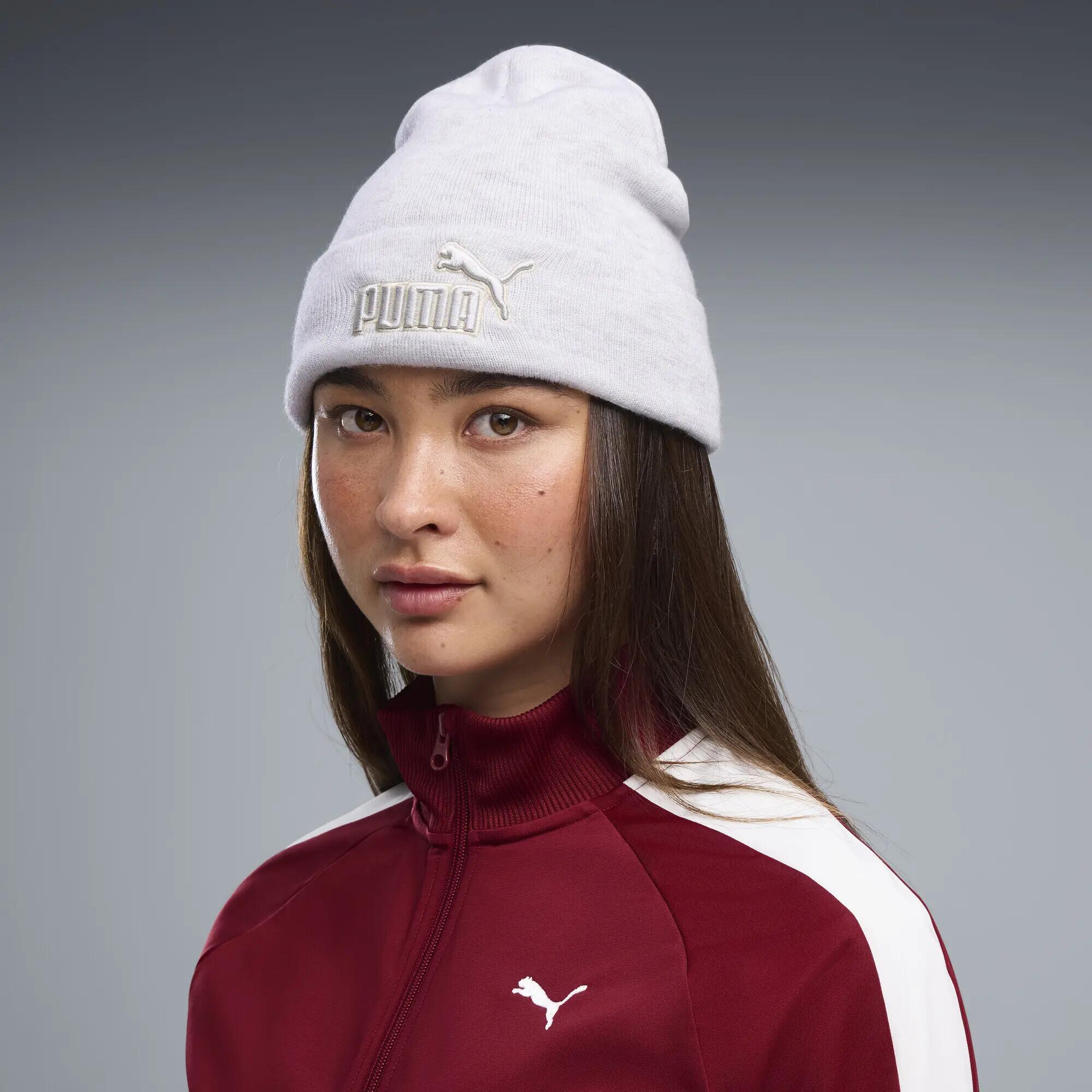 Gorro beanie de corona media Essentials Elevated Heather PUMA 2/3