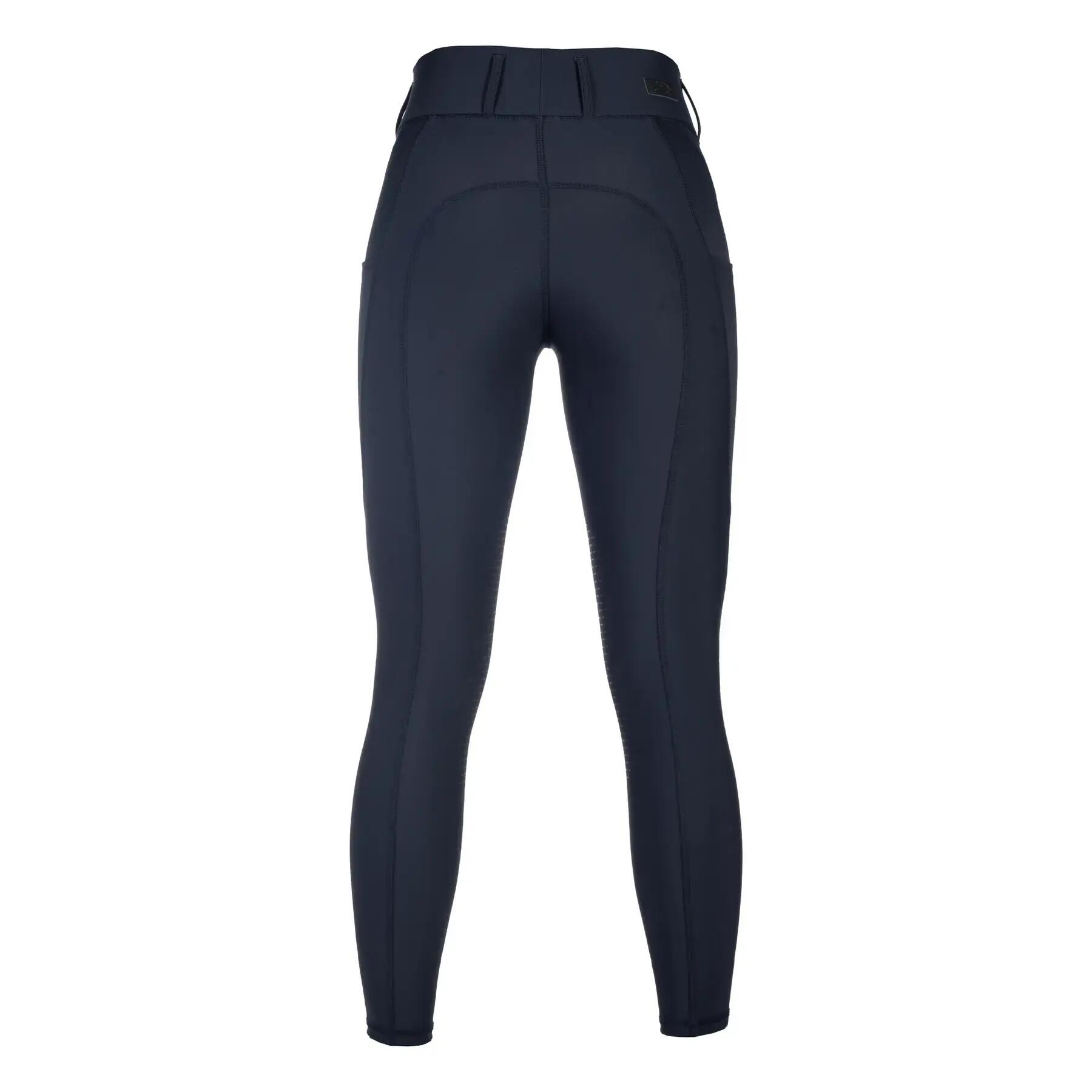 Damskie legginsy jeździeckie o średniej przyczepności HKM Jil High Waist 2/3