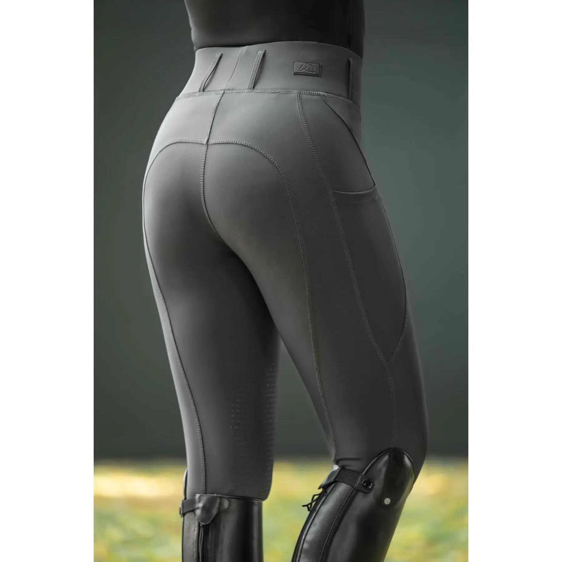 Dameslegging met middengrip HKM Jil High Waist 4/5