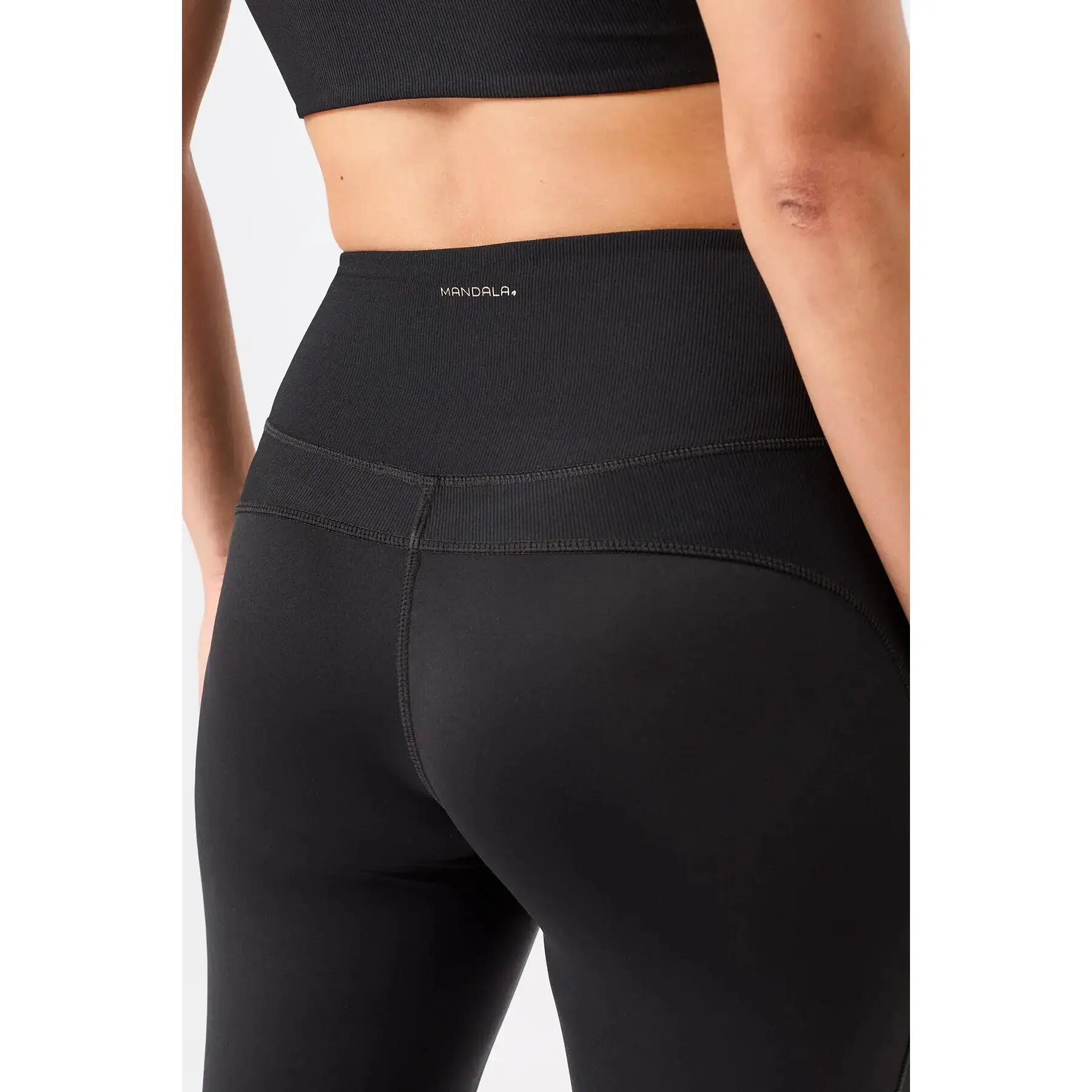 Legging cotelé mélangé femme Mandala 4/5