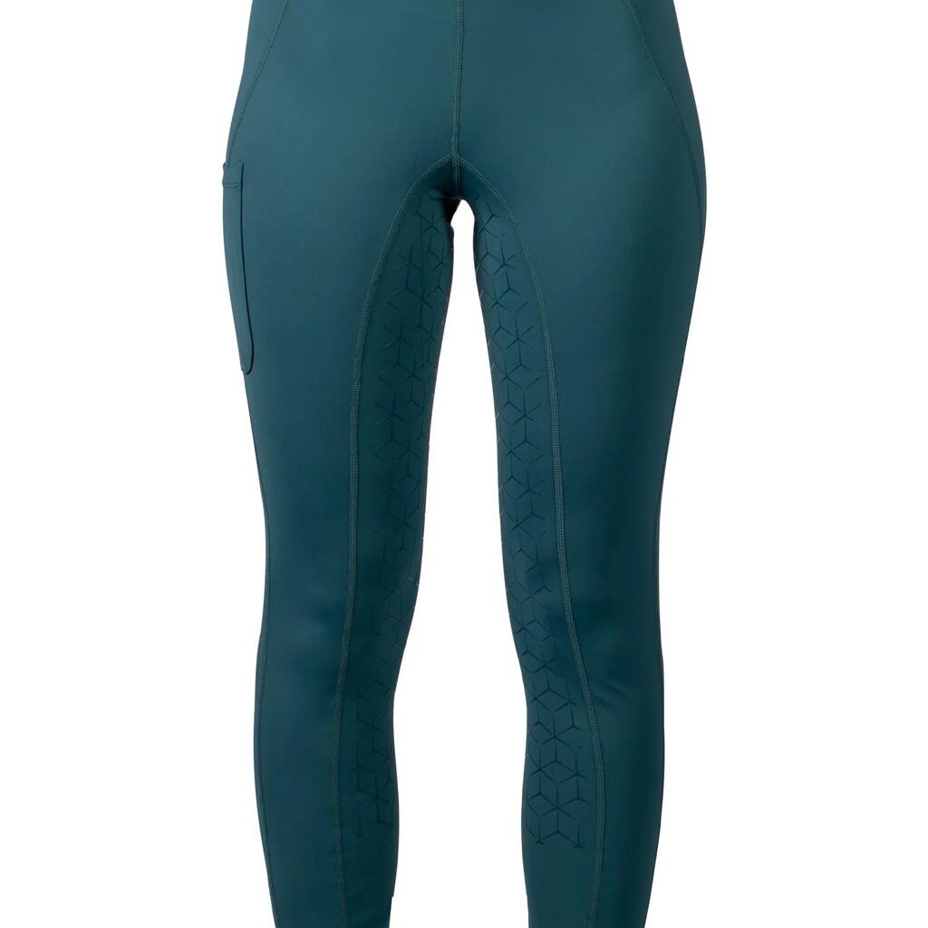 Girls' full grip riding leggings HKM Tabea