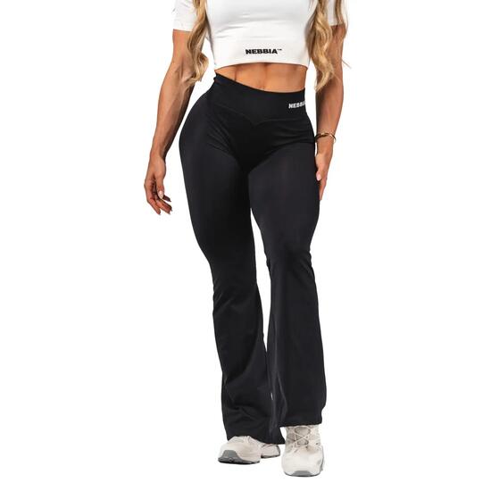 Leggings mit hoher Taille, Damen Nebbia Flow Seamless Sculpting Flared