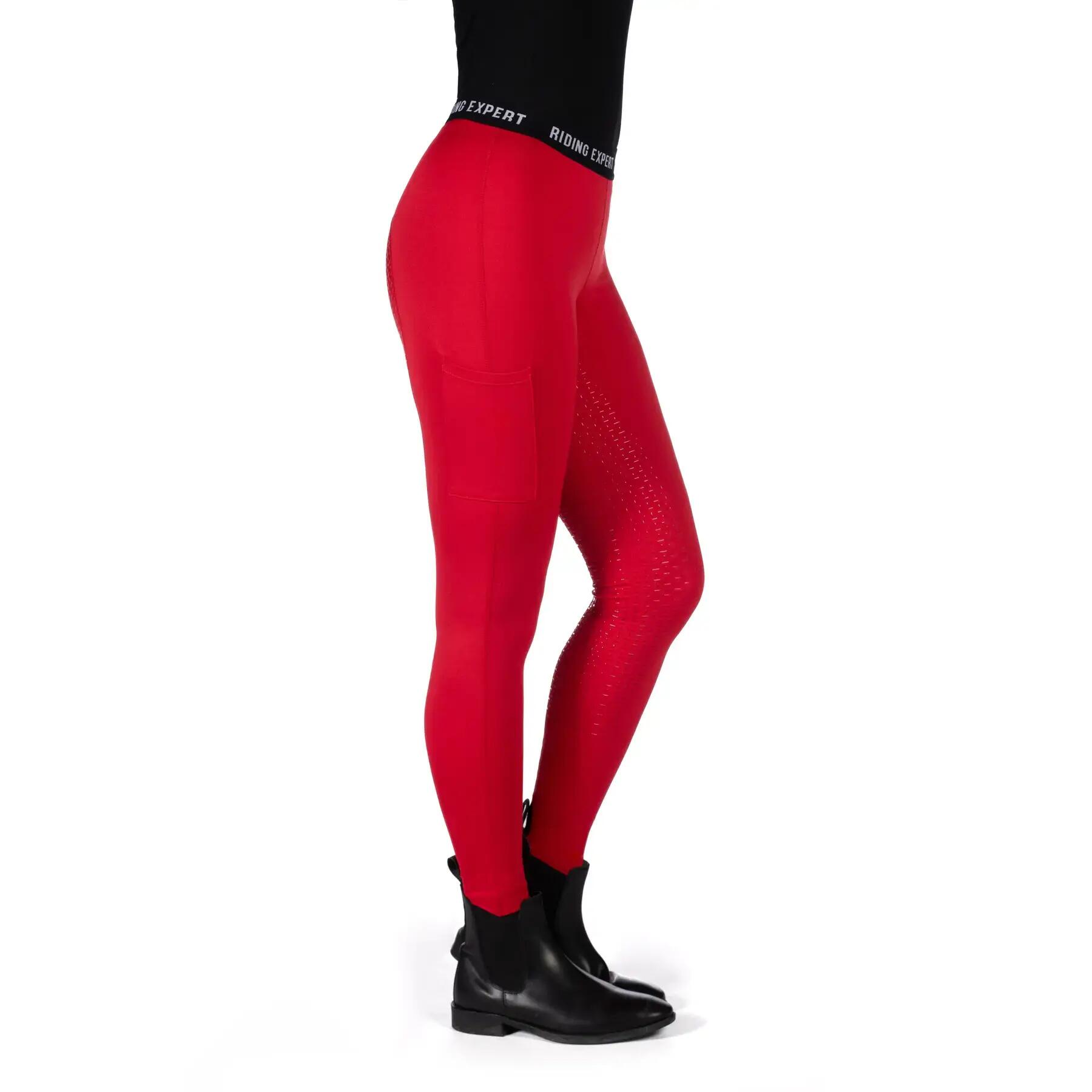 Legging équitation full grip fille HKM Graz 4/5