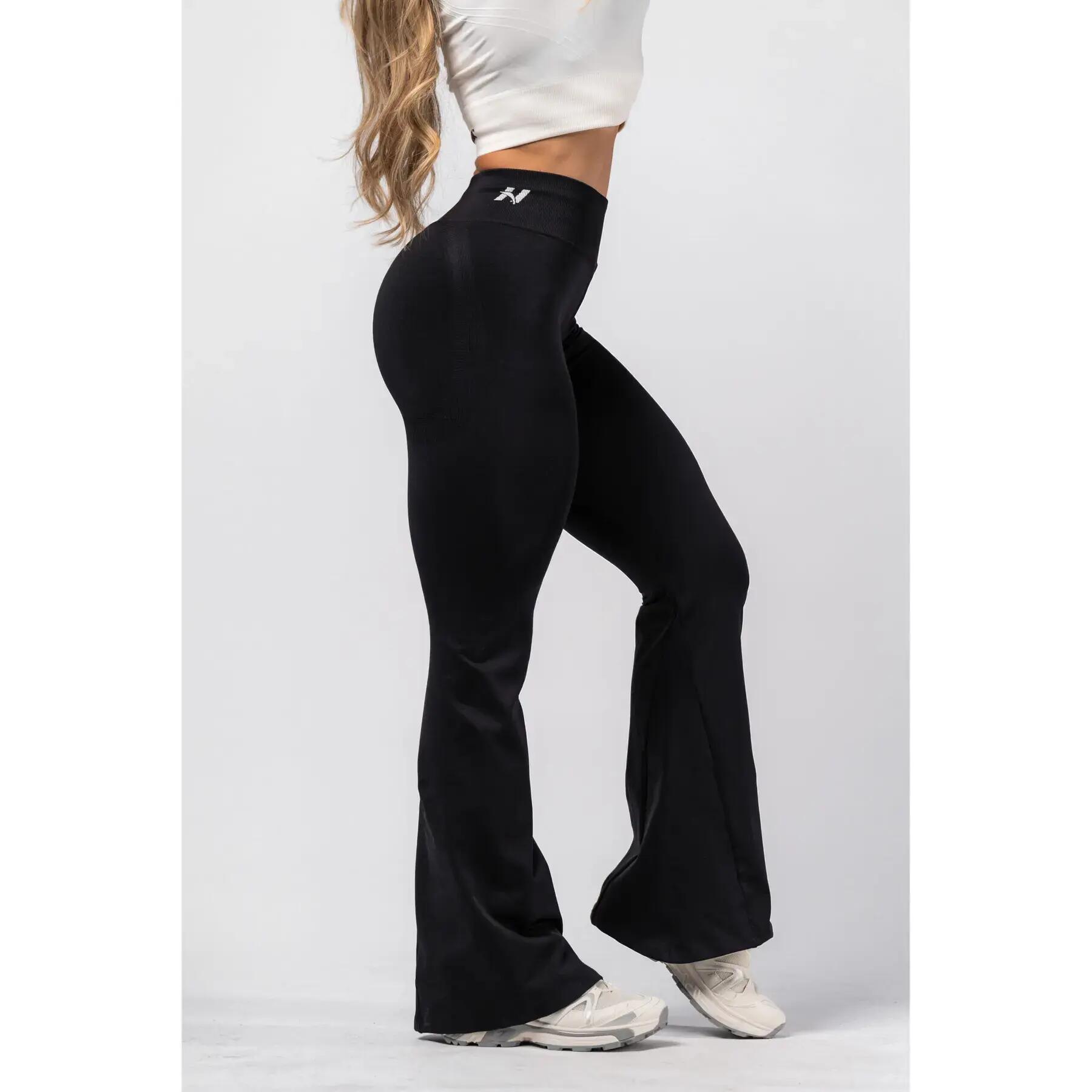 Legging taille haute femme Nebbia Flow Seamless Sculpting Flared 3/7