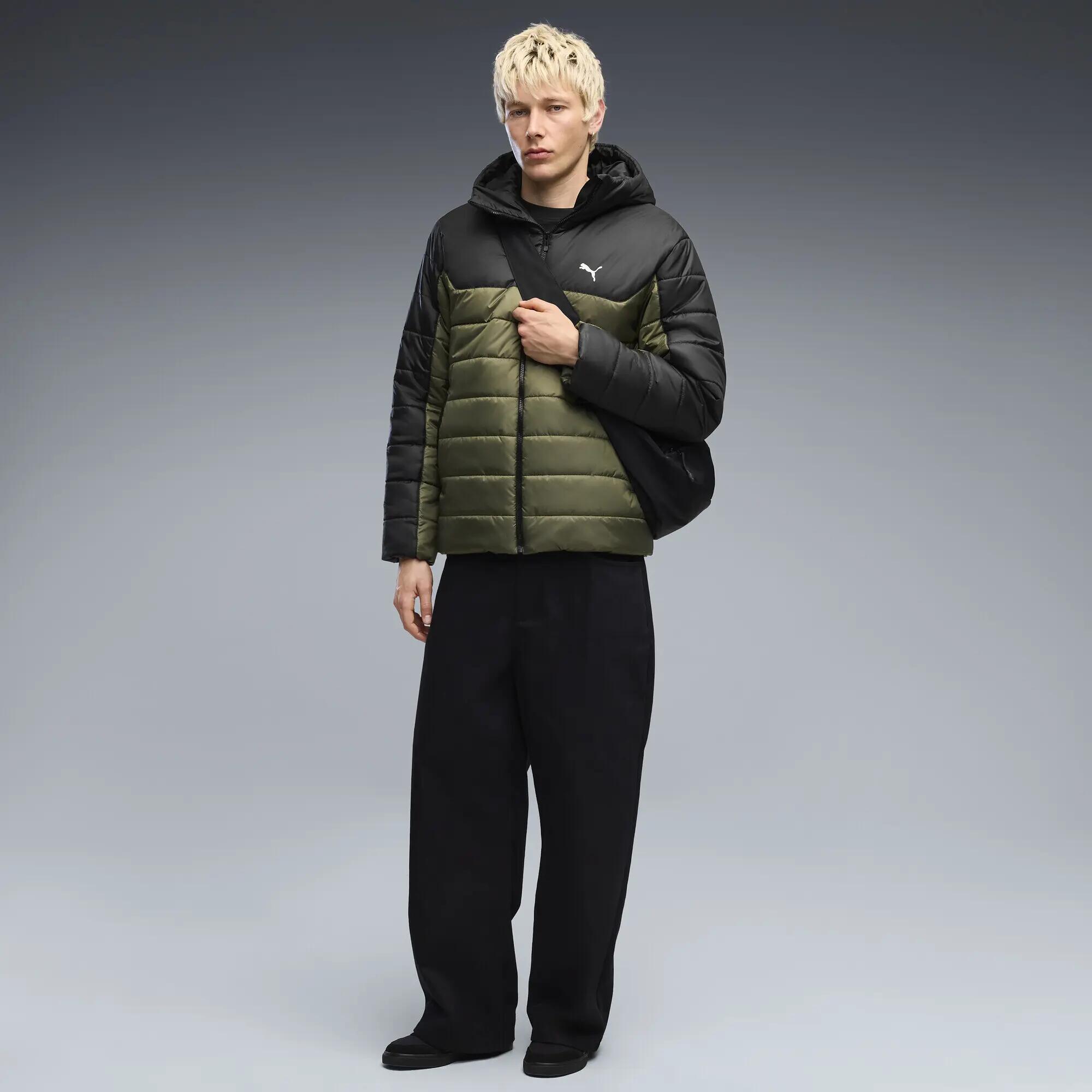 Giacca imbottita con cappuccio Essentials da uomo PUMA 4/5