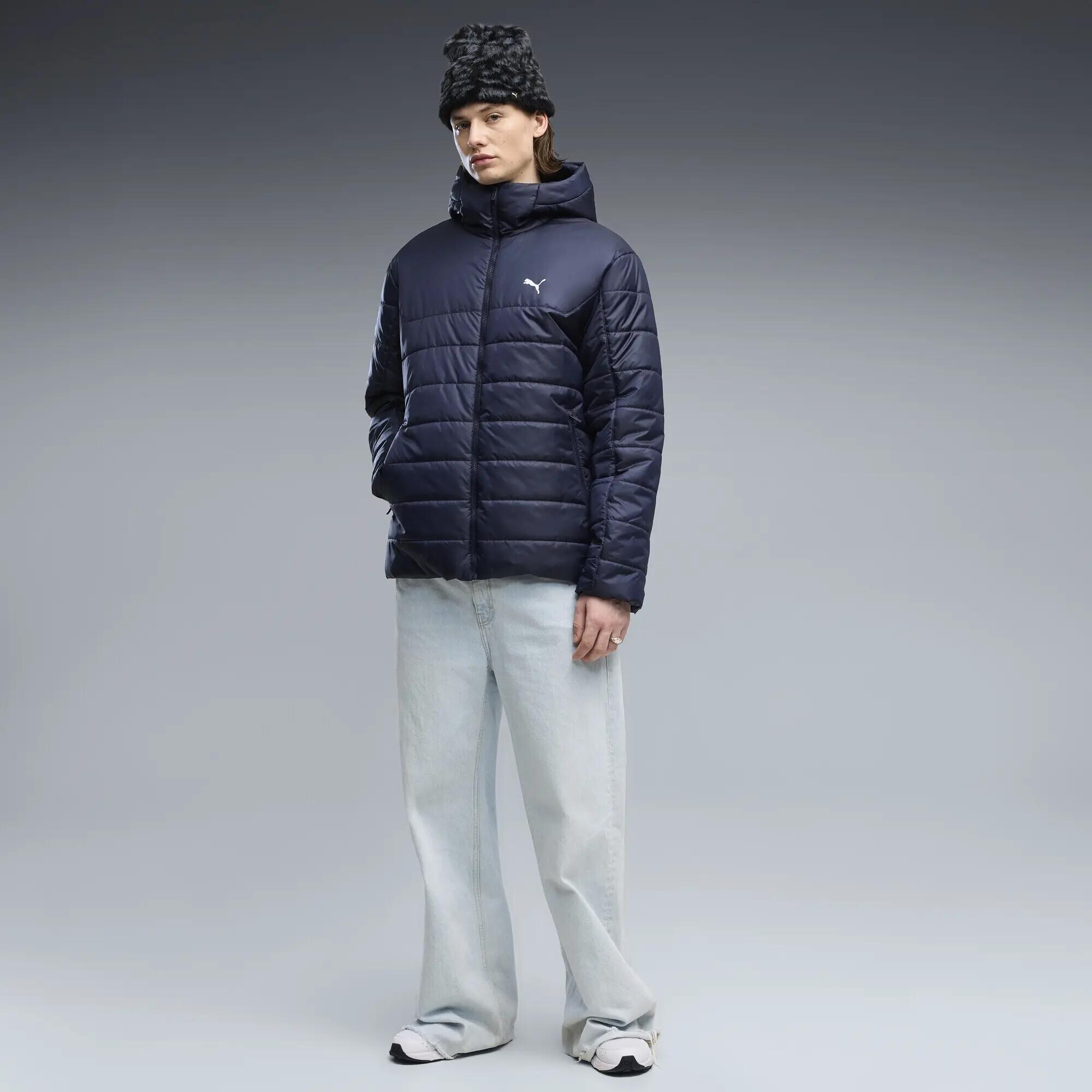 Giacca imbottita con cappuccio Essentials da uomo PUMA 4/5