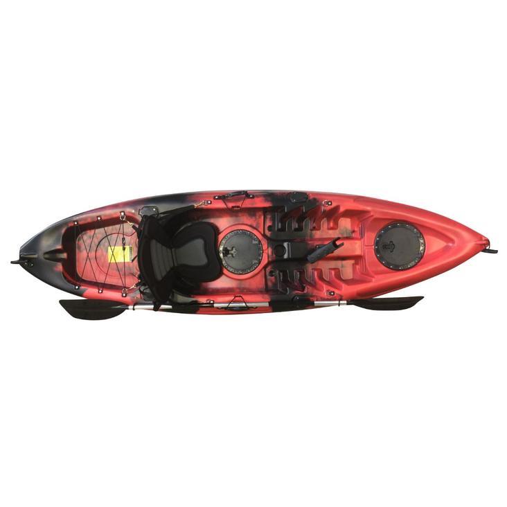 Cambridge Kayak Zander Single sit on top kayak Red and Black Camo 4/6