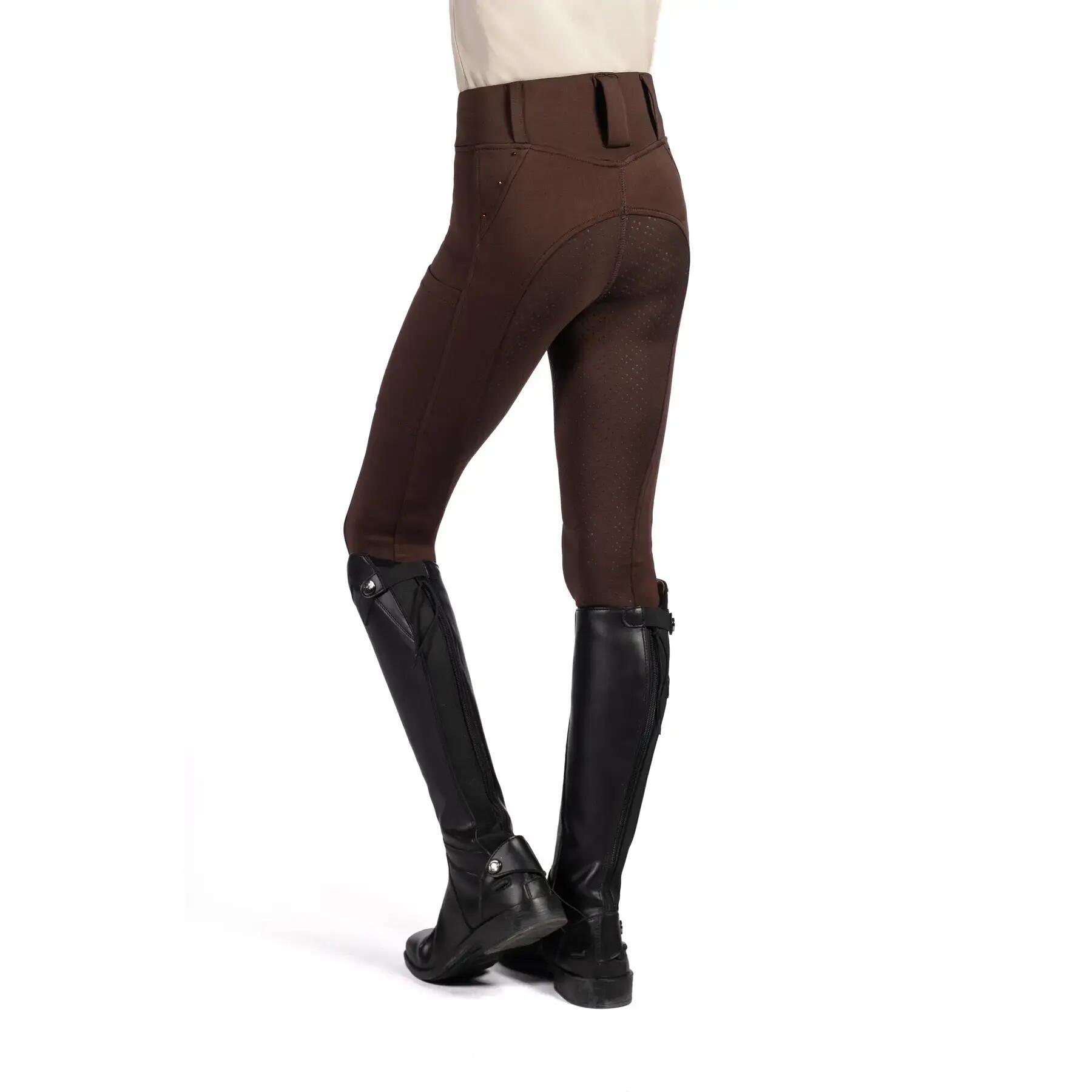 Legging équitation full grip fille HKM Lana II 4/5