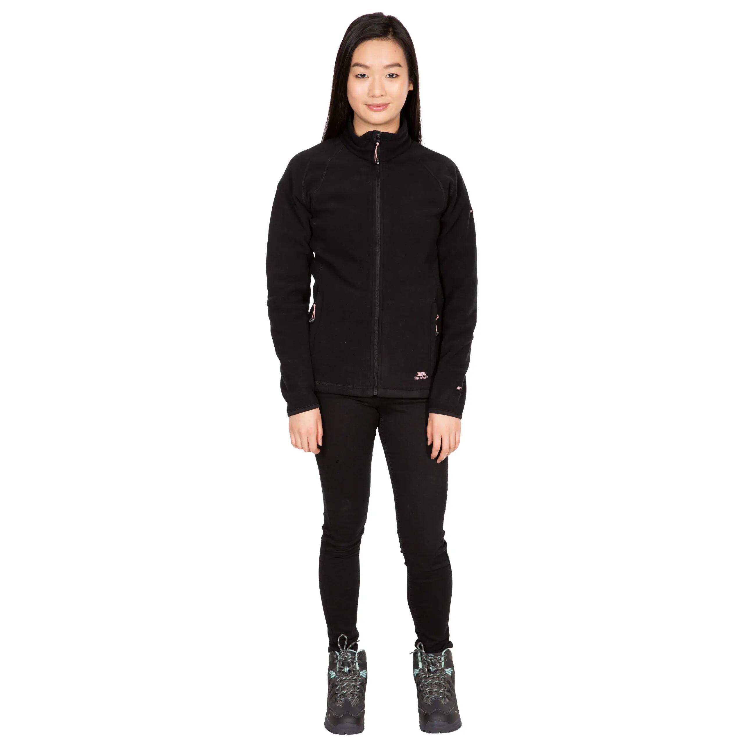 Womens Anti-Pilling Fabric Full Front Zip Fleece Jacket - Nonstop 3/5