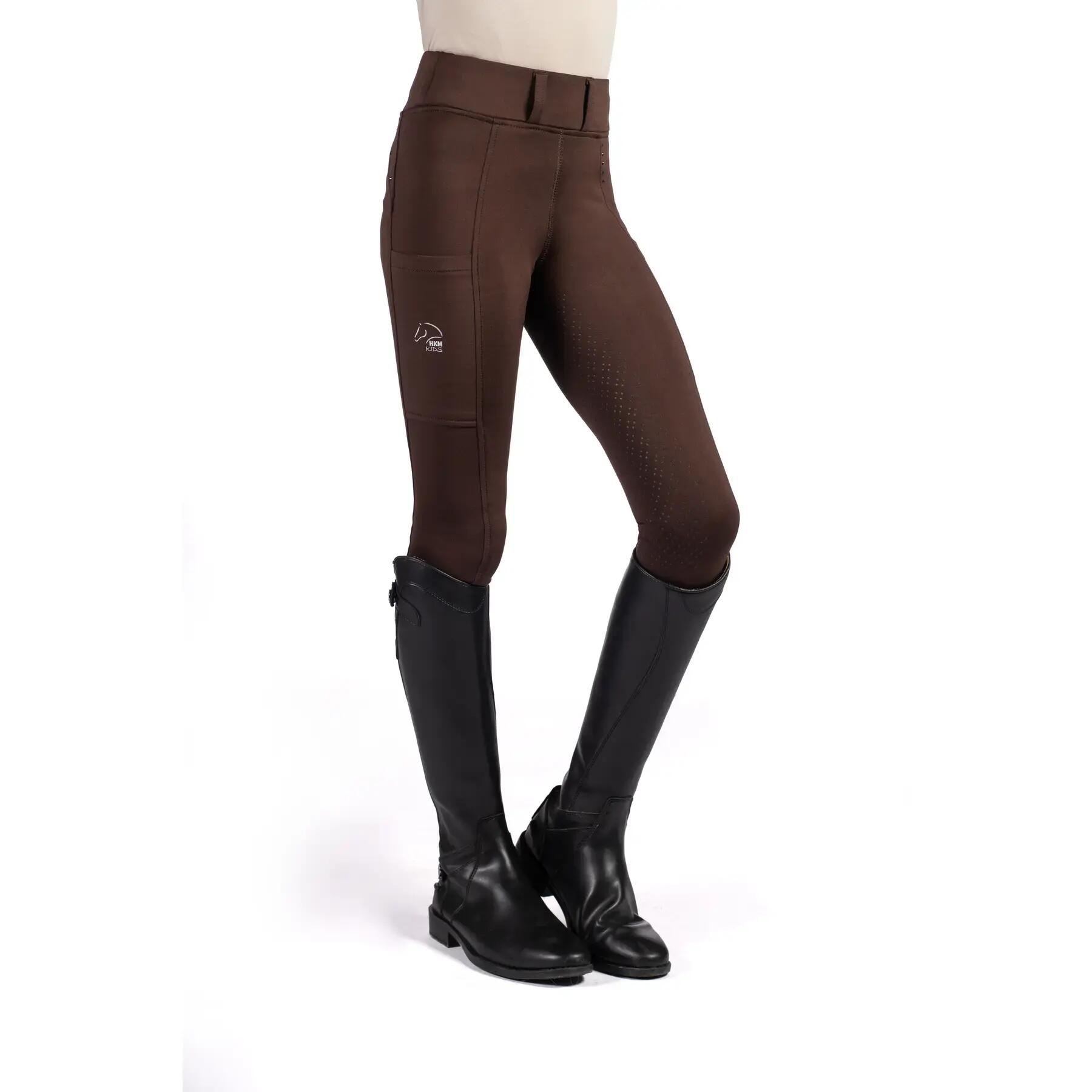 Legging équitation full grip fille HKM Lana II 2/5