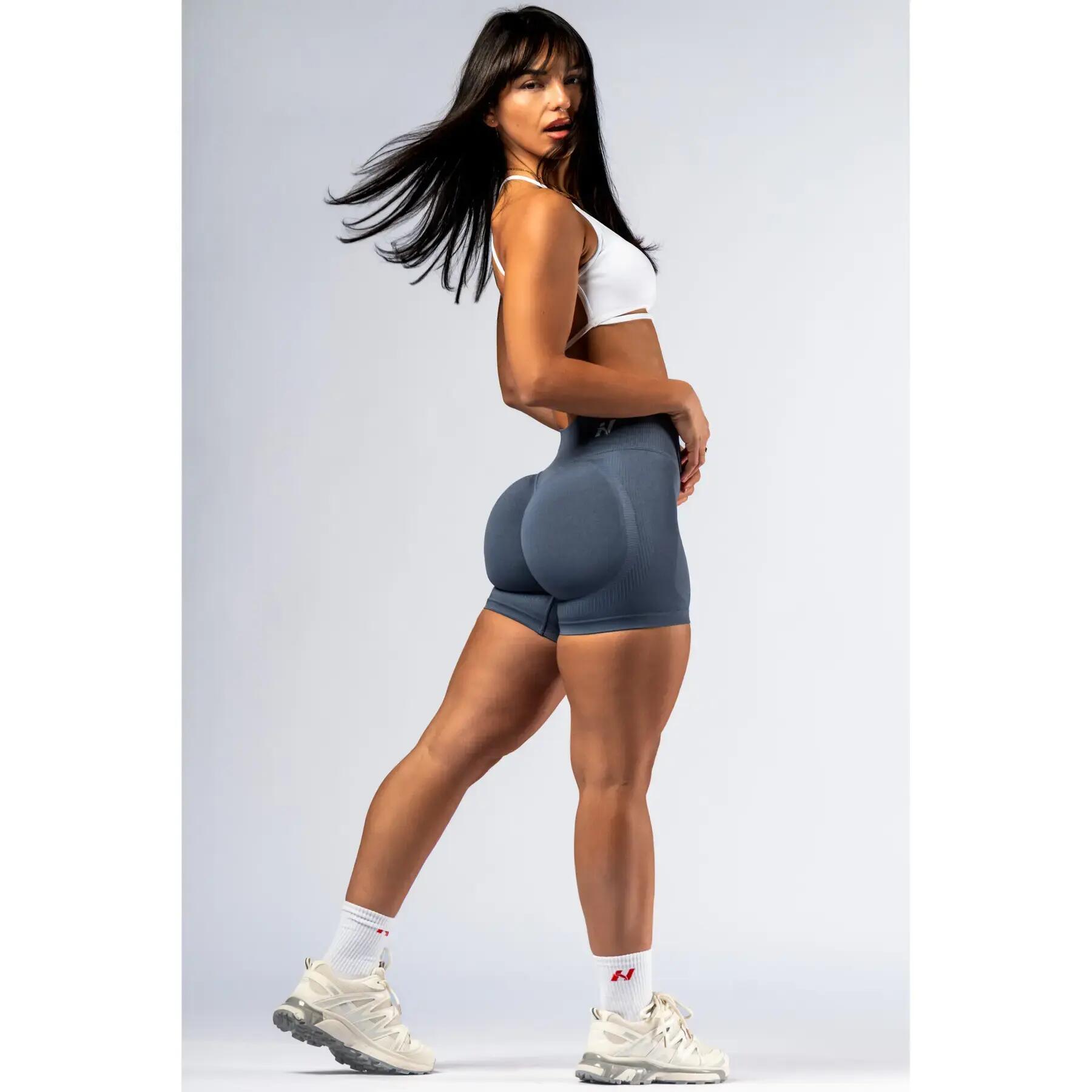 Women's high-waisted shorts Nebbia Power 4/5