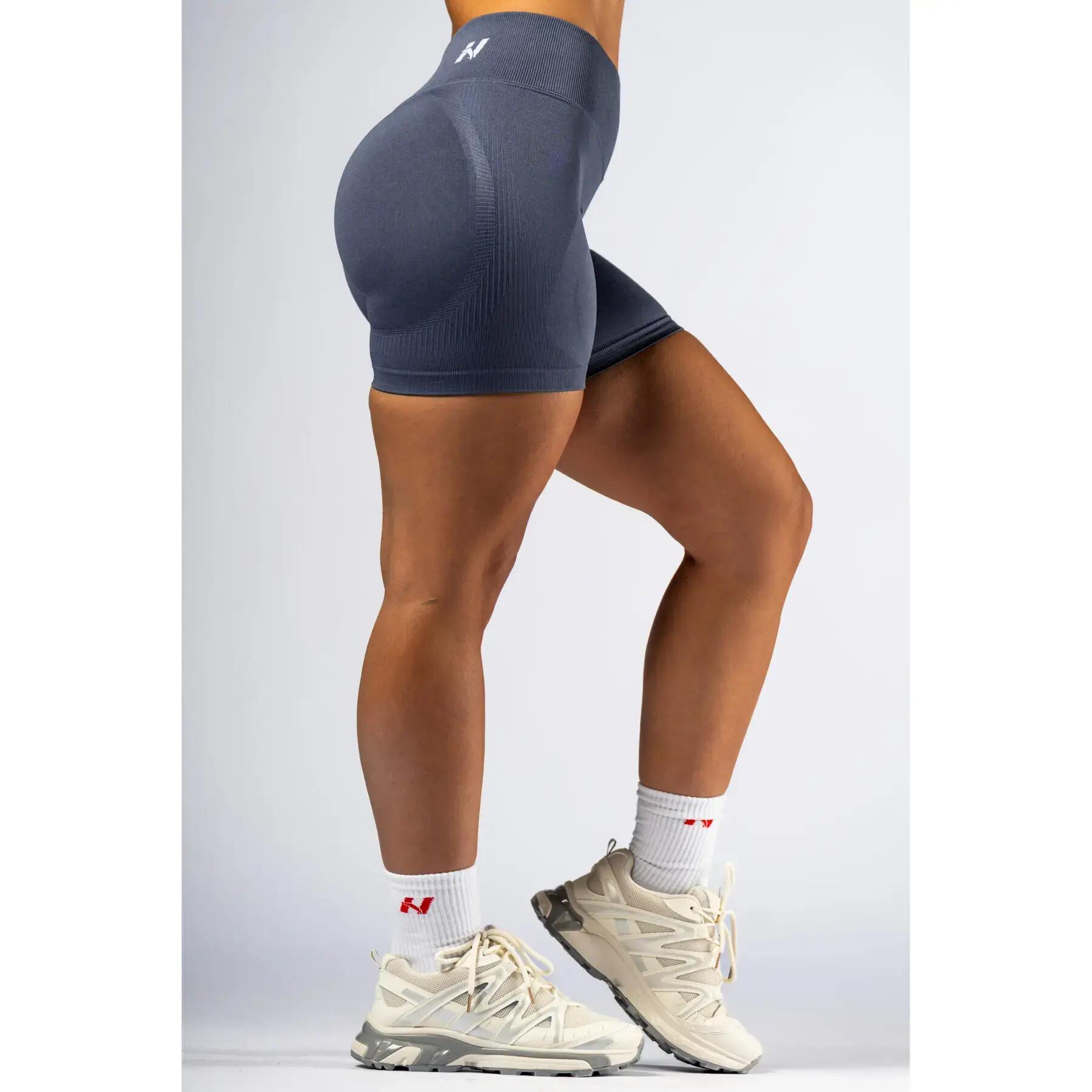 Women's high-waisted shorts Nebbia Power 3/5