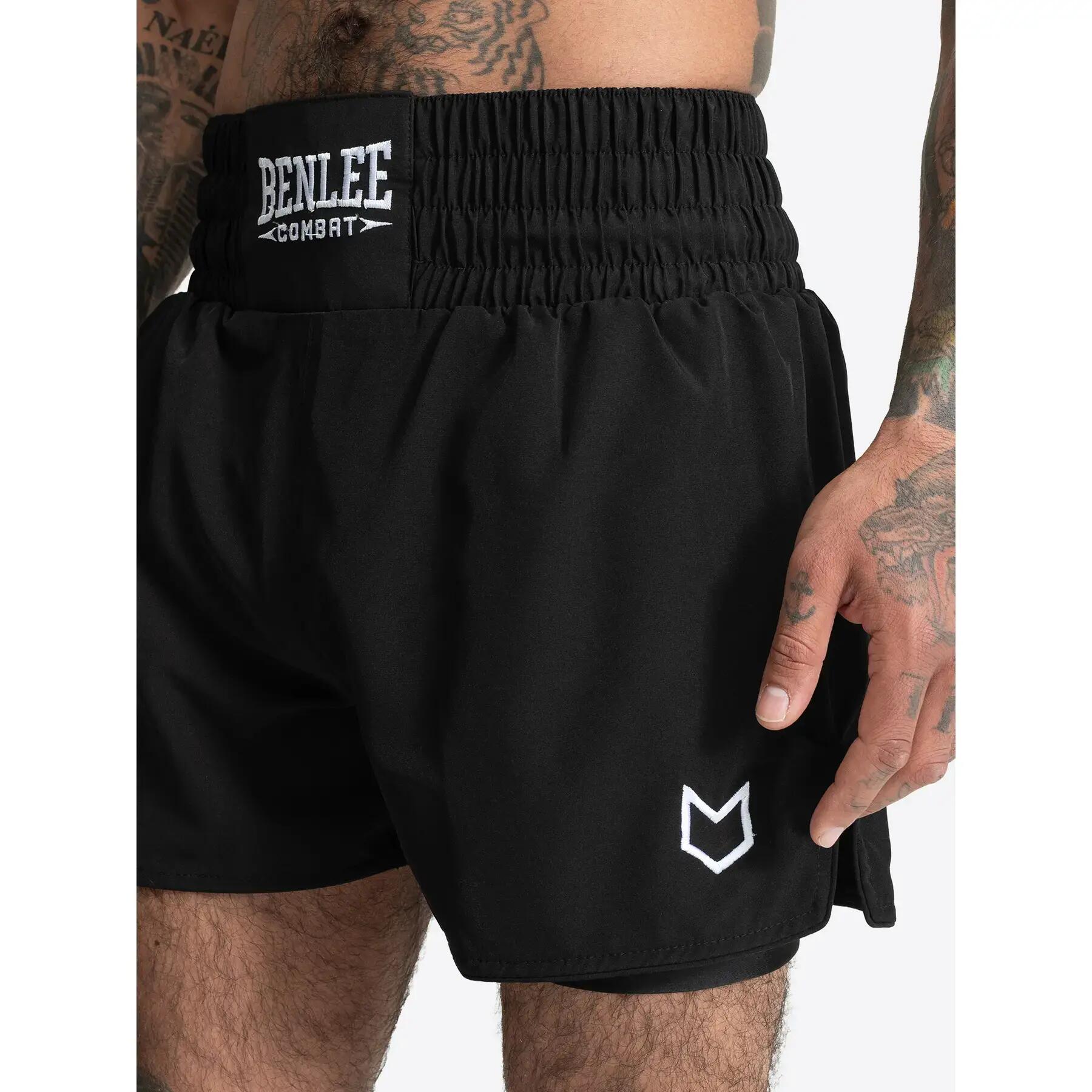 Short da boxe Thaï micro-poliestere elastico Benlee 4/4
