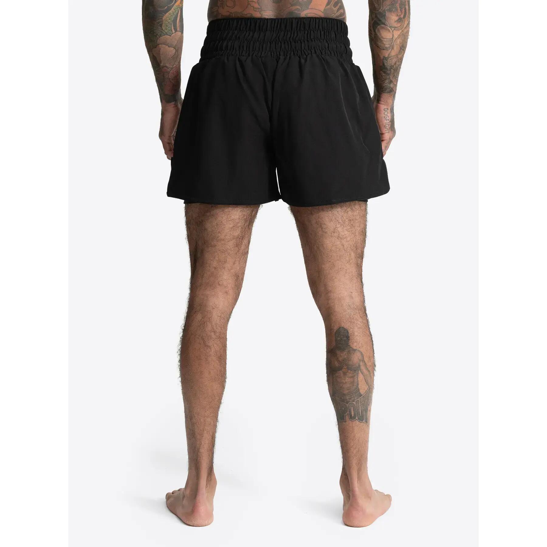 Short da boxe Thaï micro-poliestere elastico Benlee 3/4