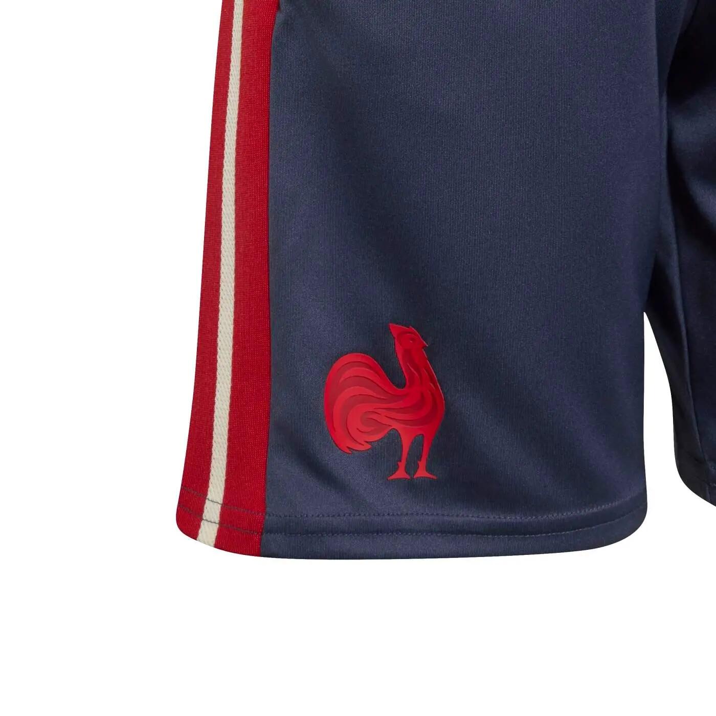 Pantalón corto deportivo France Rugby para niño Adidas FFR 3/5
