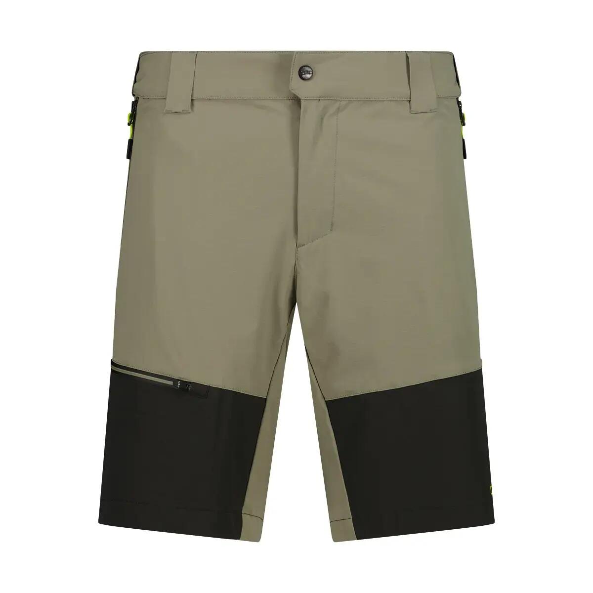 beige / vert givré