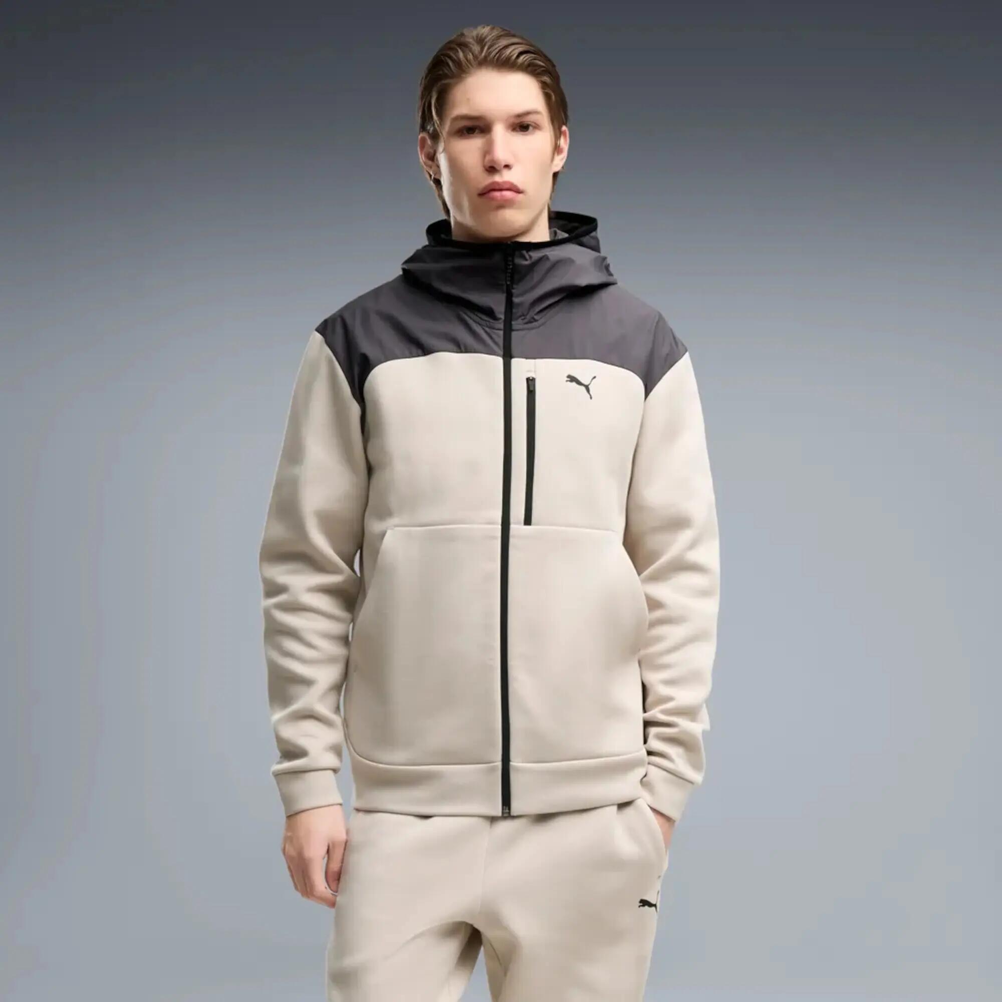 Puma Herren Kapuzenjacke Pumatech Material Mix Full-Zip Hoodie DK 694490 3/5