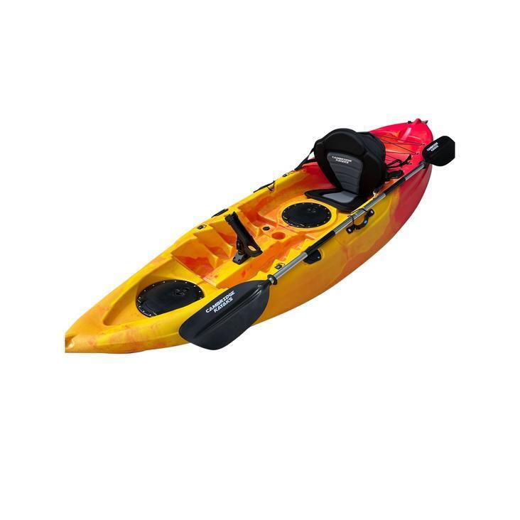 Kayak De Pesca Rojo con Amarillo