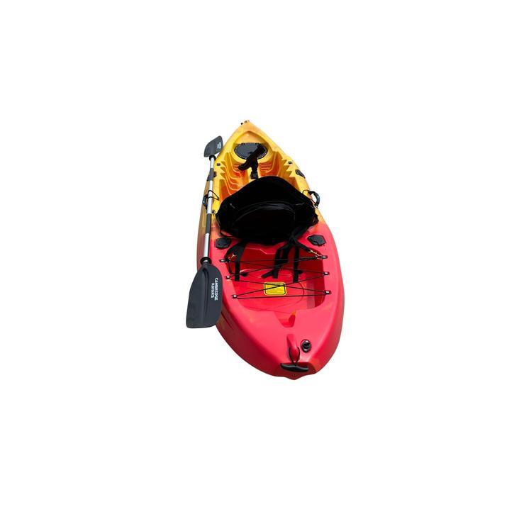 Kayak De Pesca Rojo con Amarillo