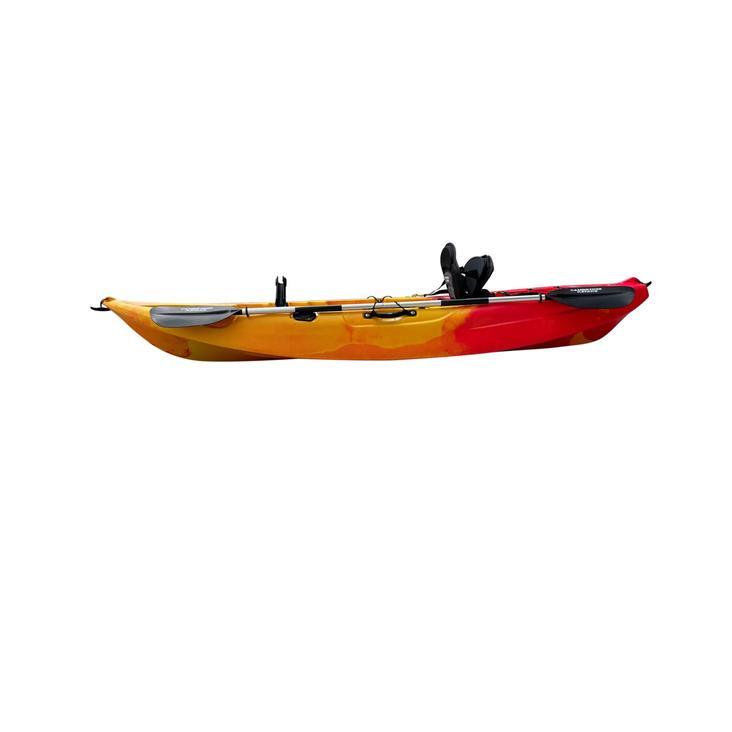 Kayak De Pesca Rojo con Amarillo