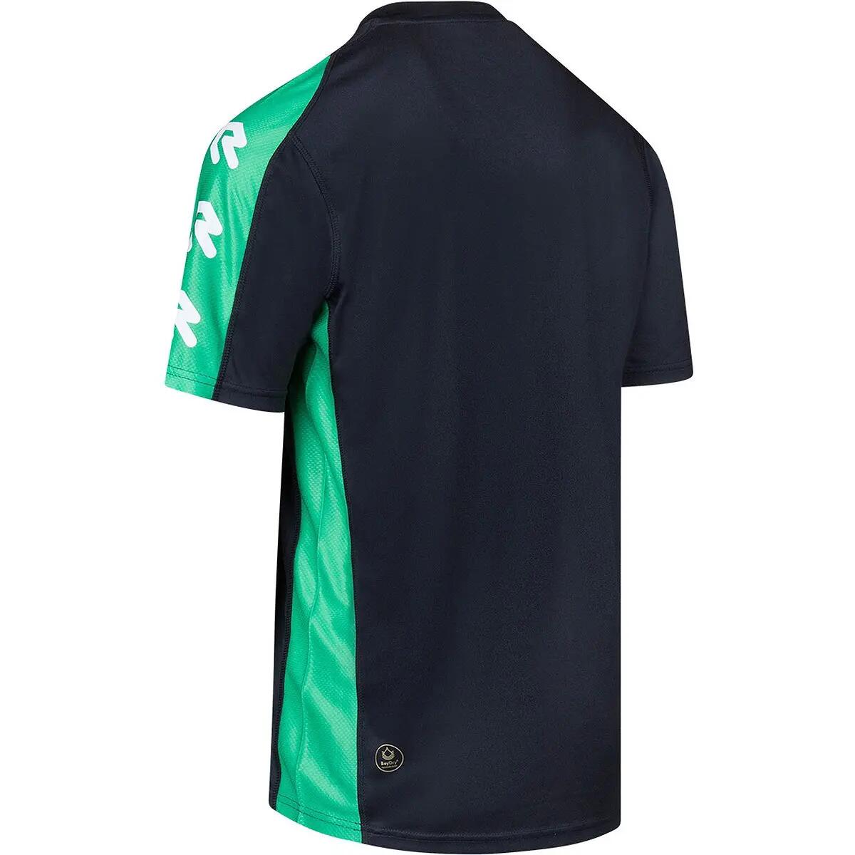 Shirt - voetbal - kinderen - Robey - ademend, regular fit - zwart/groen 3/3