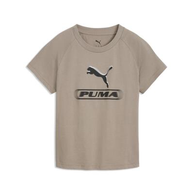 Puma sport t-shirt met print en slanke pasvorm voor dames puma