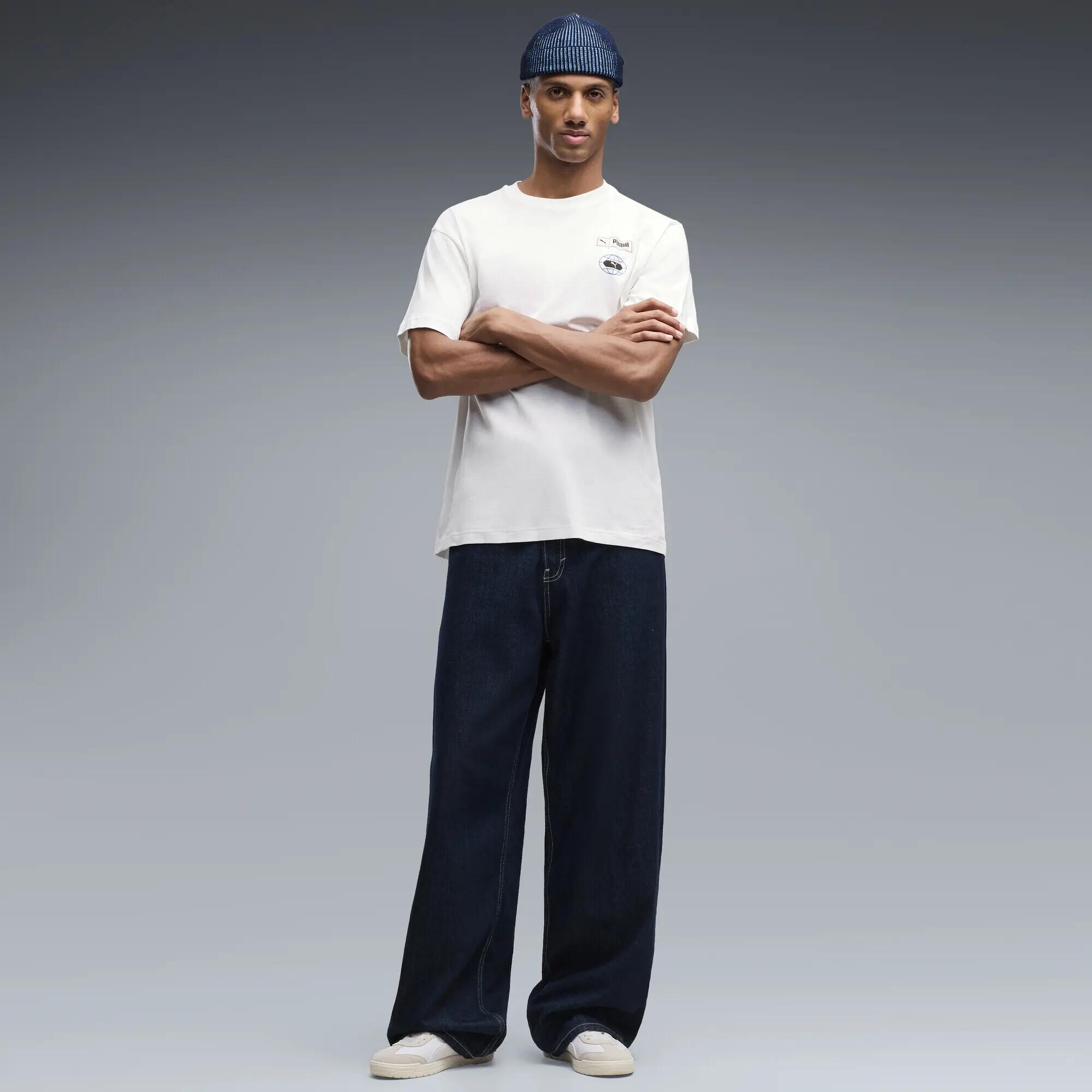 T-shirt décontracté à imprimés Homme PUMA 4/5