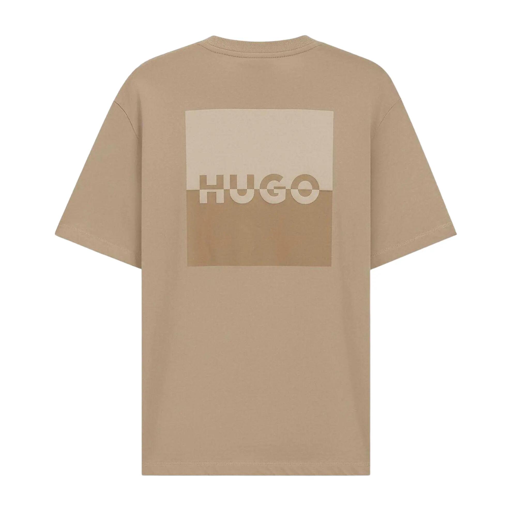 Tshirt Motif/style Logo Divisé DUSPLITO Homme (Beige) 3/3
