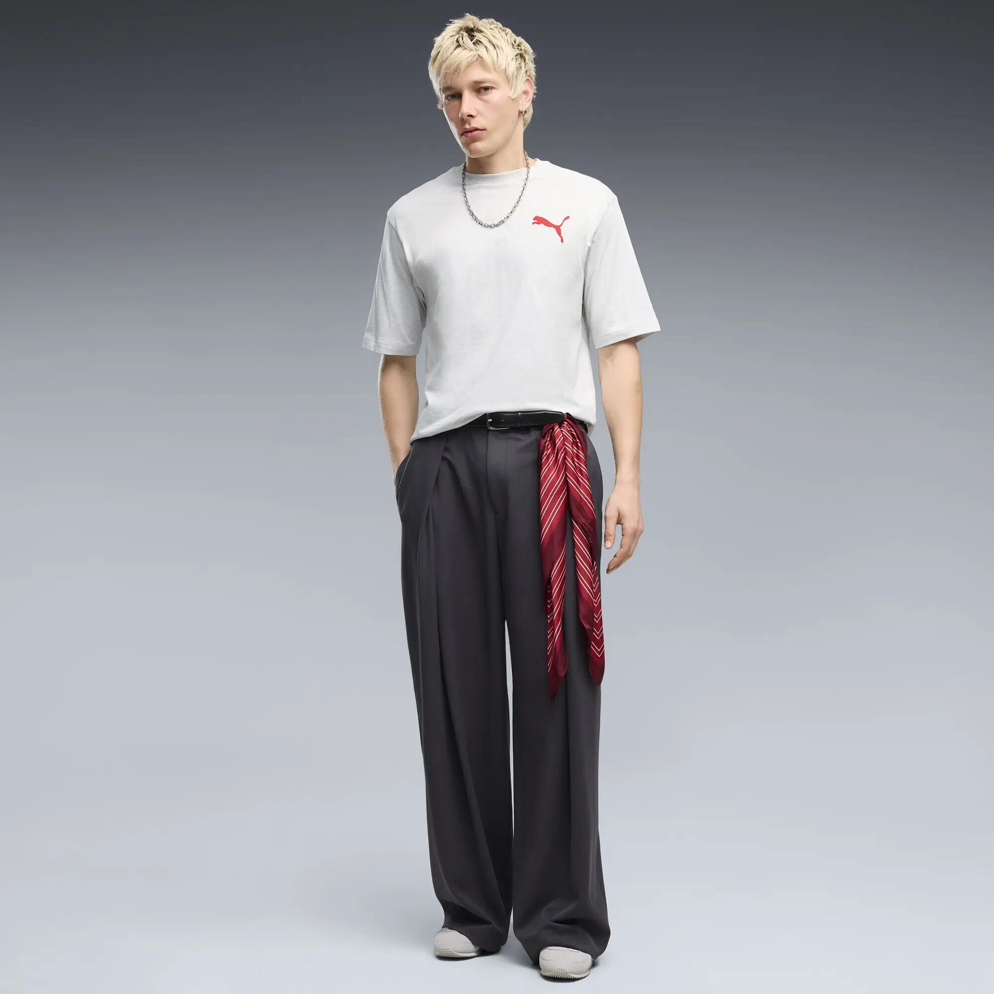 Boxy utility-T-shirt met print voor heren PUMA 4/5
