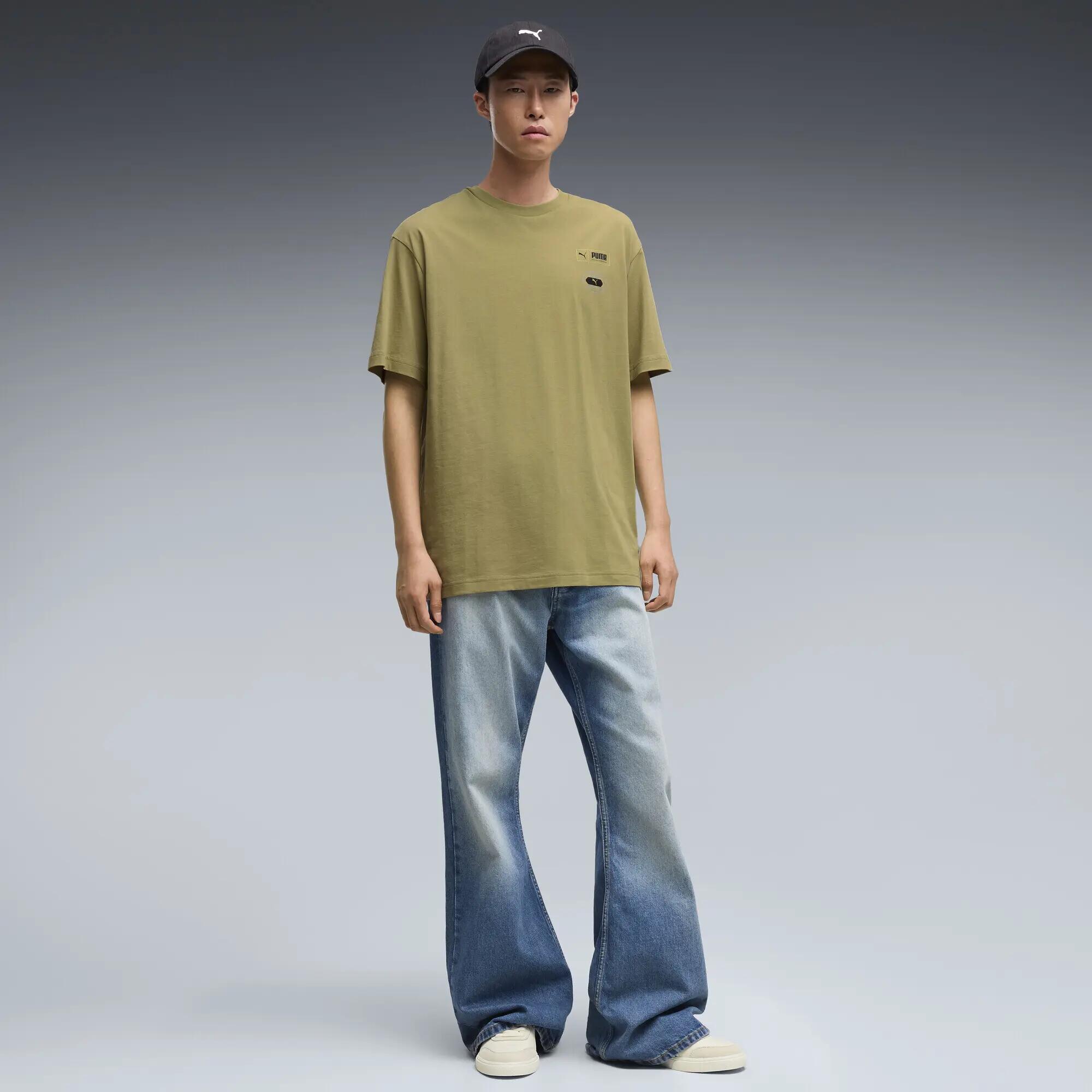 Graphics Relaxed Stacked T-Shirt Herren PUMA 4/5