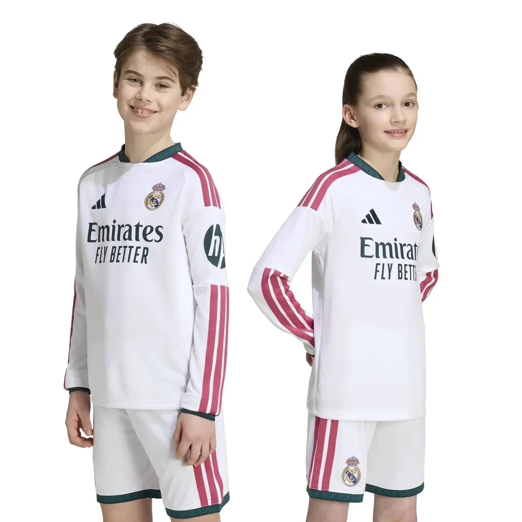 Maglia casalinga a maniche lunghe per bambini Real Madrid 2026/27 4/7
