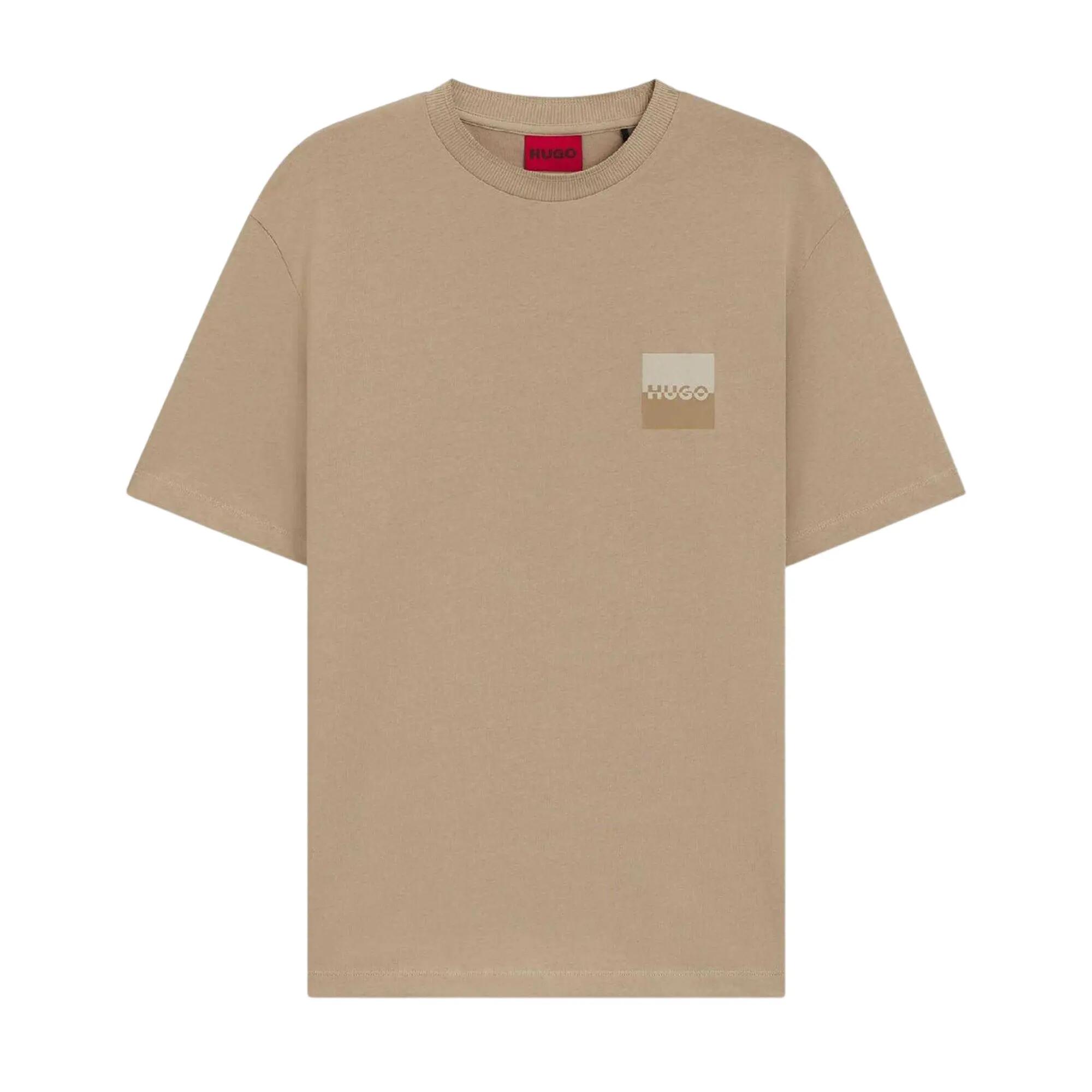 Tshirt Motif/style Logo Divisé DUSPLITO Homme (Beige) 2/3