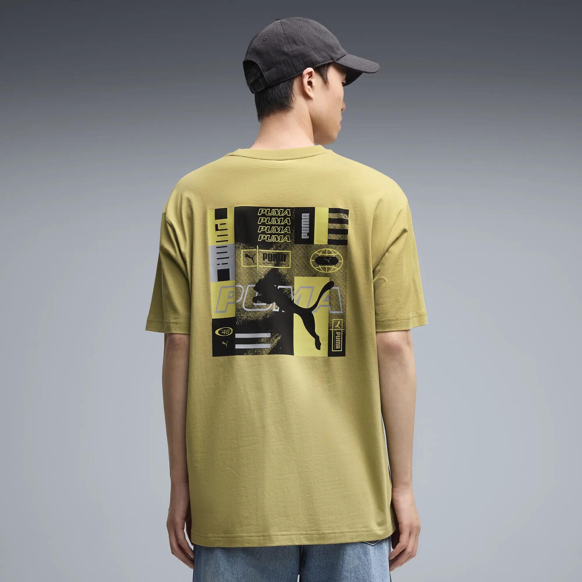 Graphics Relaxed Stacked T-Shirt Herren PUMA 3/5