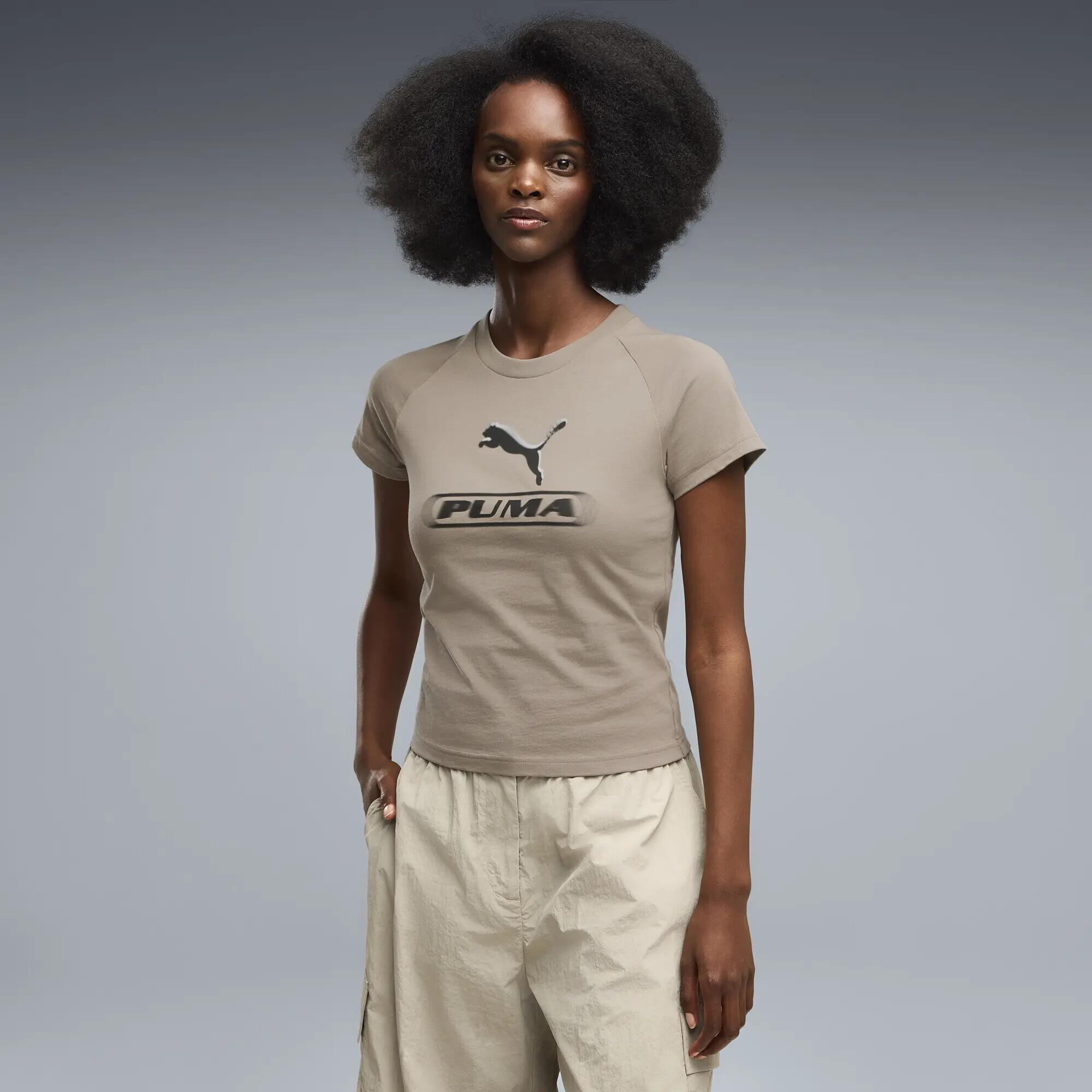 PUMA Sport Slim Graphic T-Shirt Damen PUMA 2/5