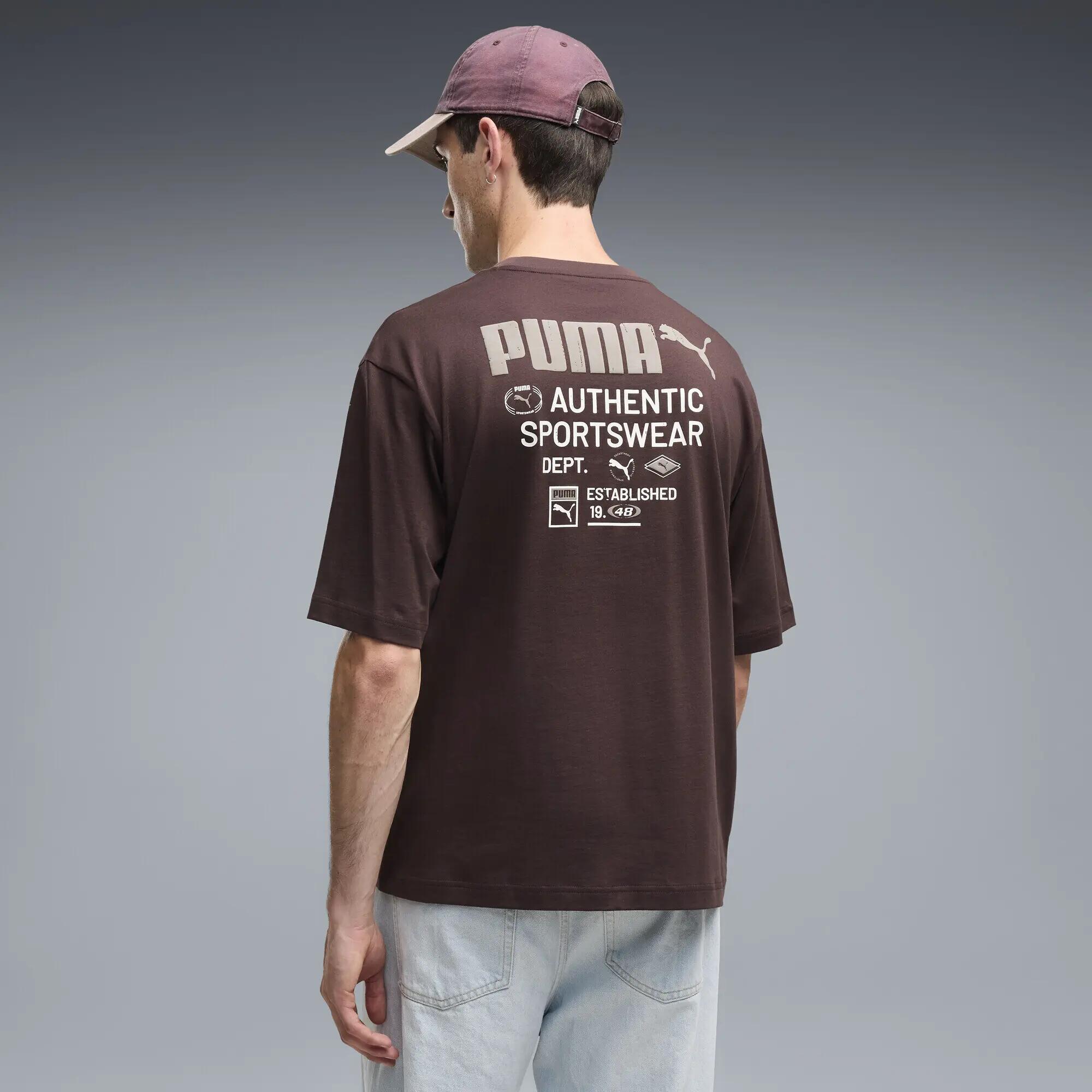 Camiseta Graphics Utility de ajuste cuadrado Hombre PUMA 3/5