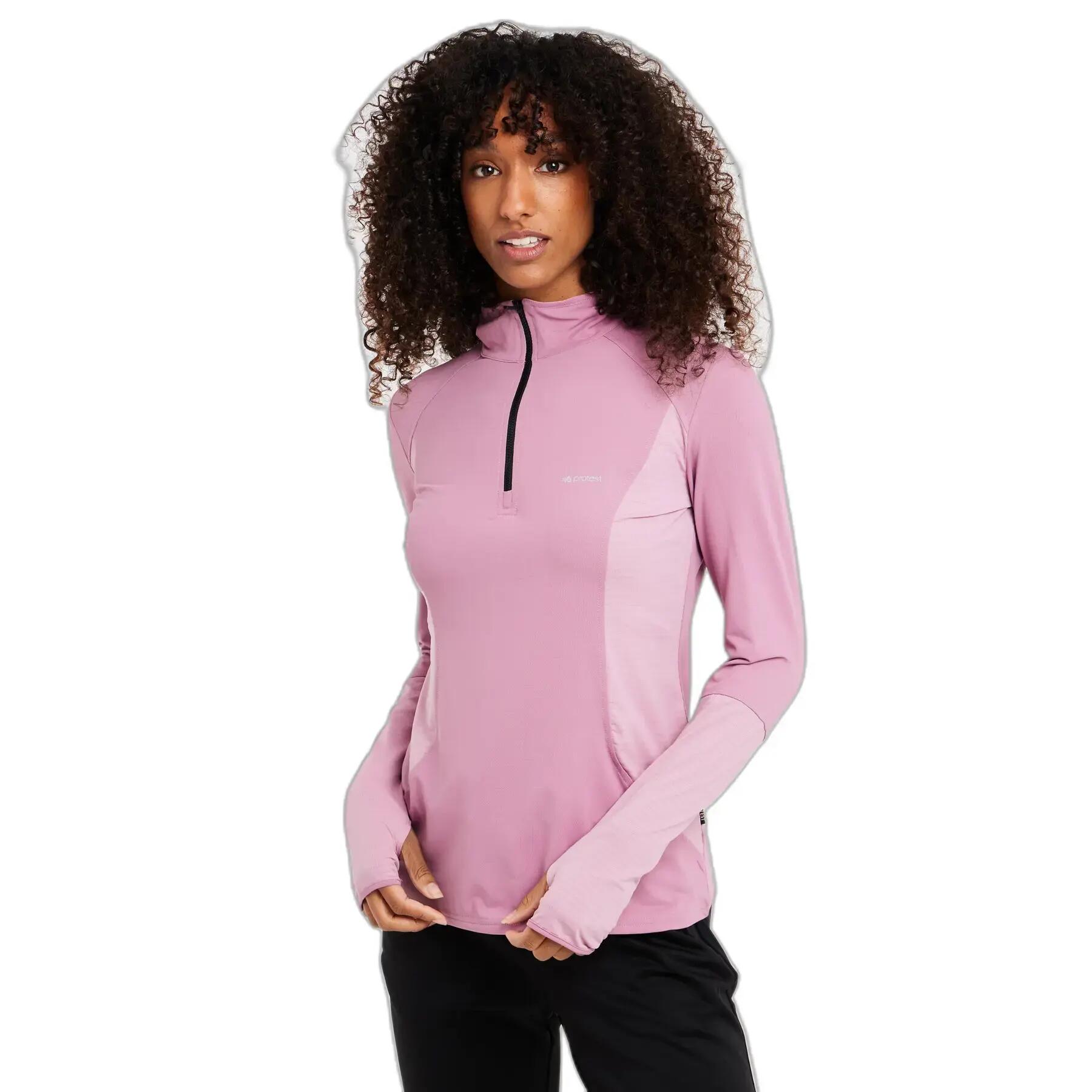 Camisola feminina com fecho de correr de 1/4 Protest Prtkolea 2/5
