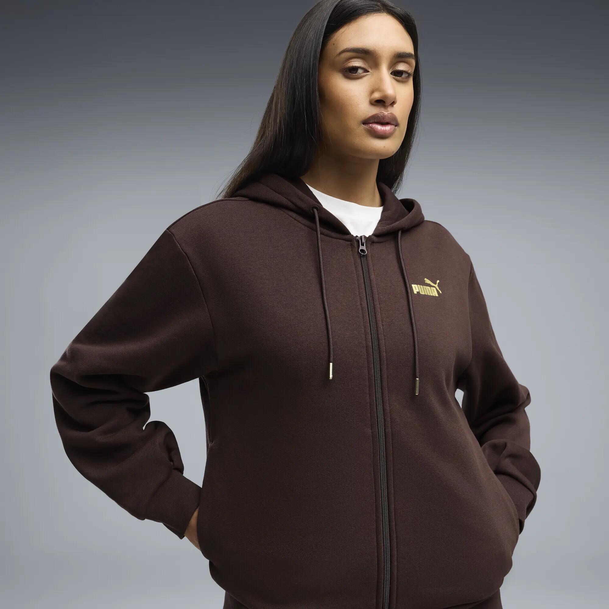 Chándal con capucha Metallic Mujer PUMA 4/6