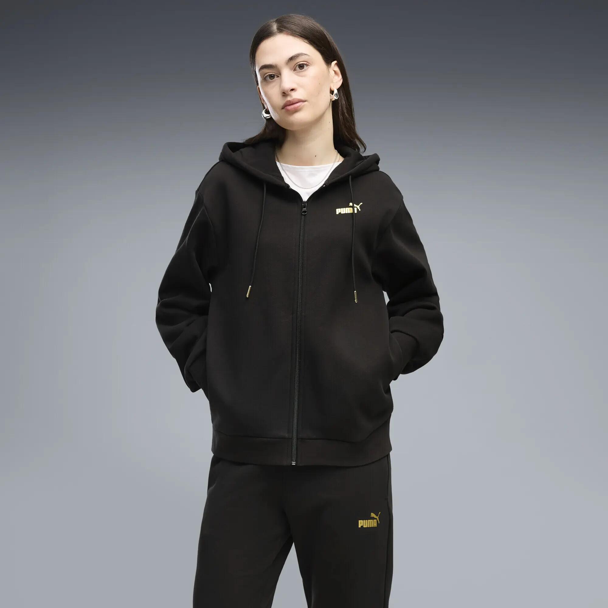 Chándal con capucha Metallic Mujer PUMA 4/5