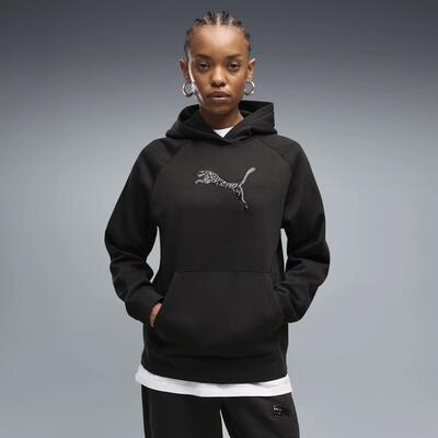 Essentials hoodie met pailletten voor dames puma