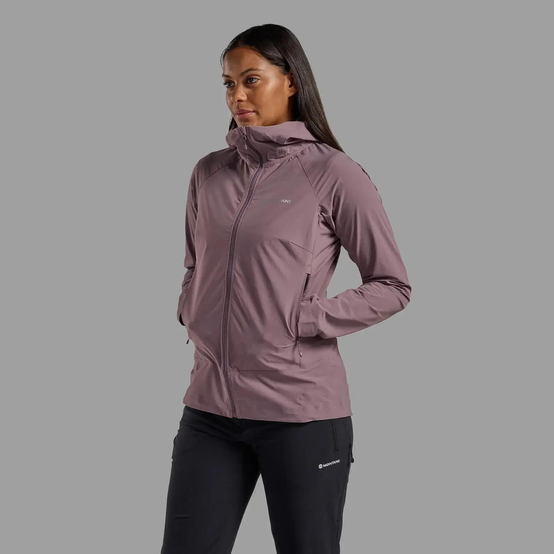 Giacca antivento con cappuccio da donna Montane Tenacity Nano 2/6