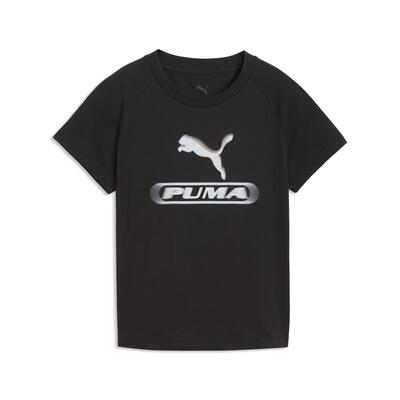 Puma sport t-shirt met print en slanke pasvorm voor dames puma
