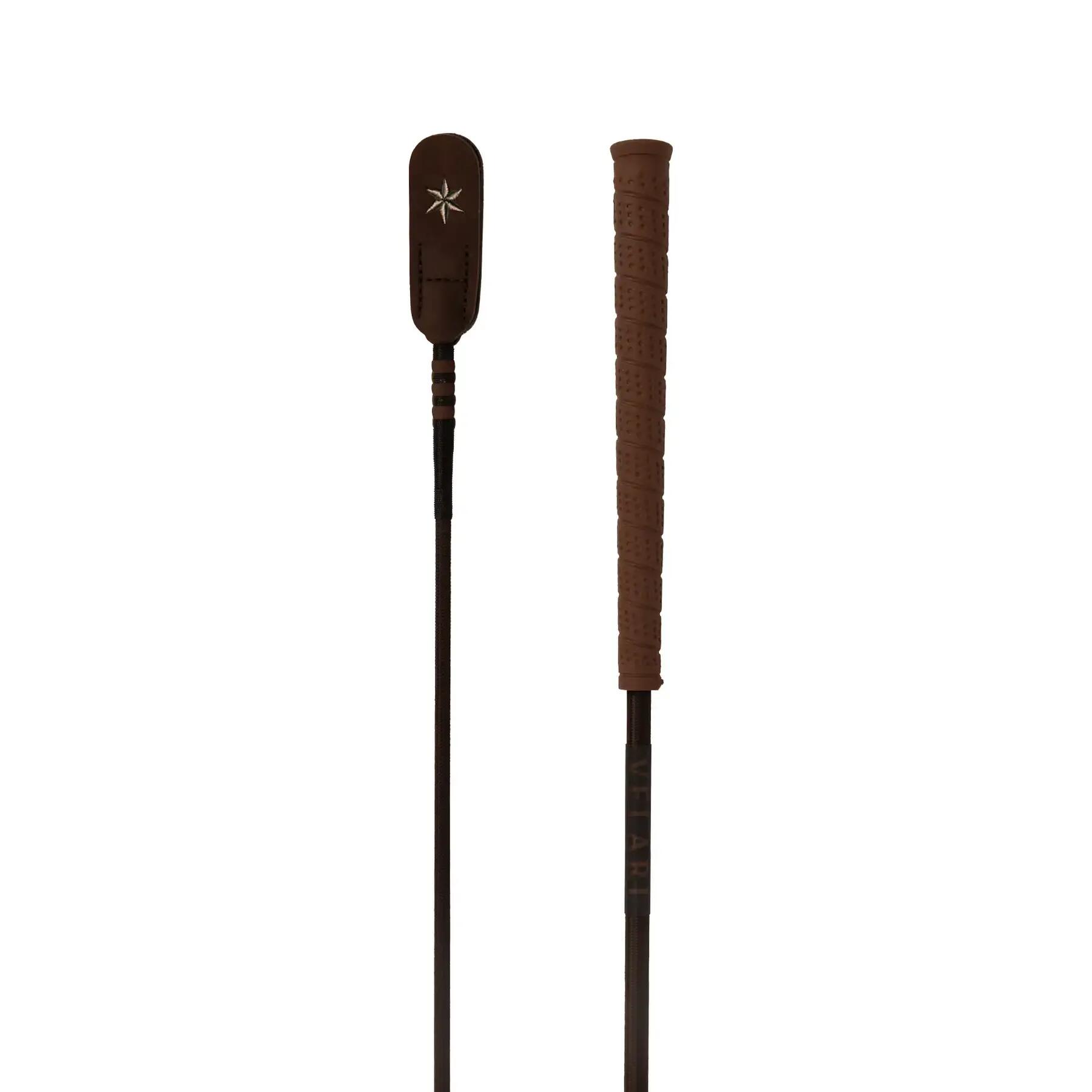 Frusta da dressage equitazione con impugnatura in gomma Velari Balance 2/4