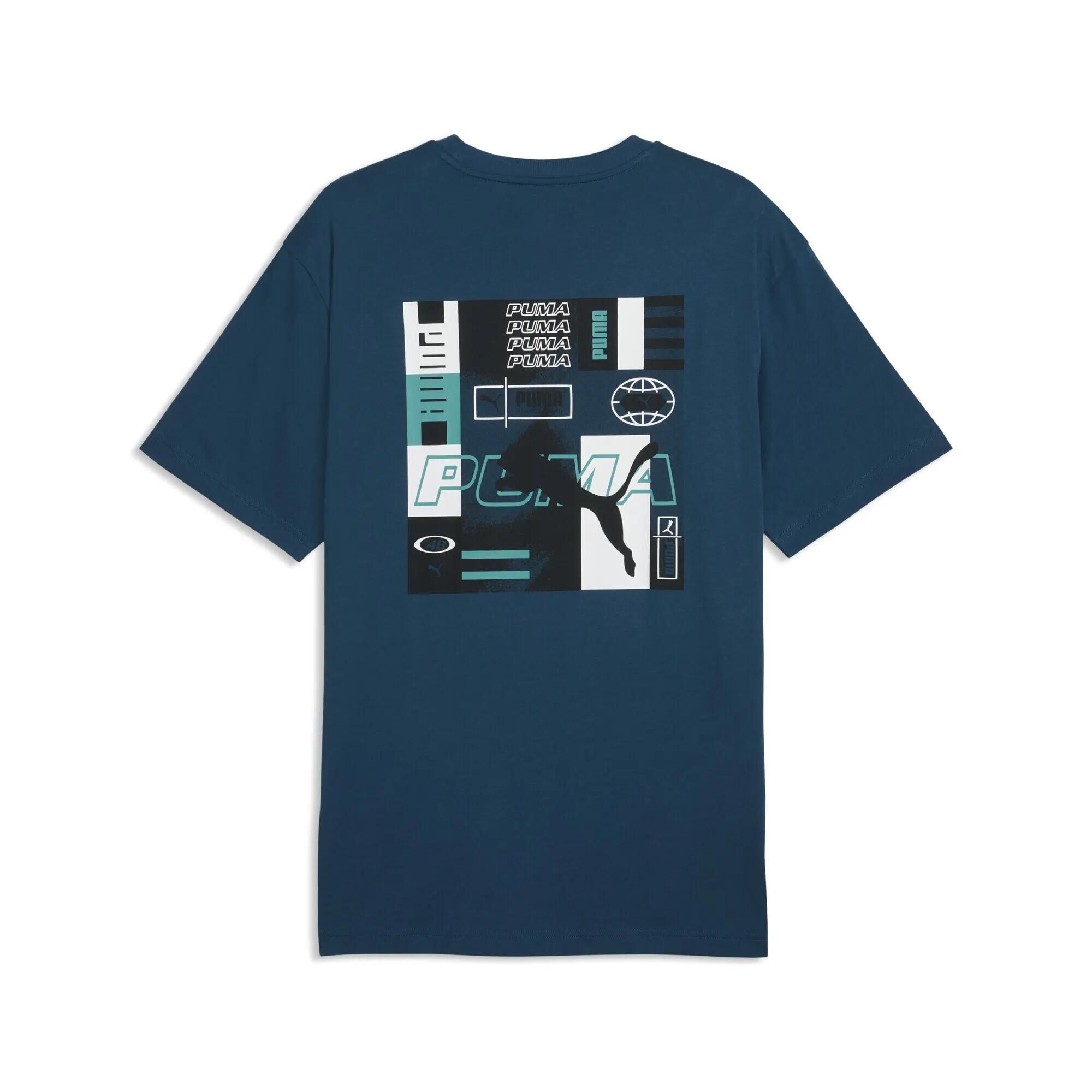 Męska koszulka Graphics Relaxed Stacked o luźnym kroju PUMA 5/5