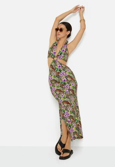 Damen Maxikleid