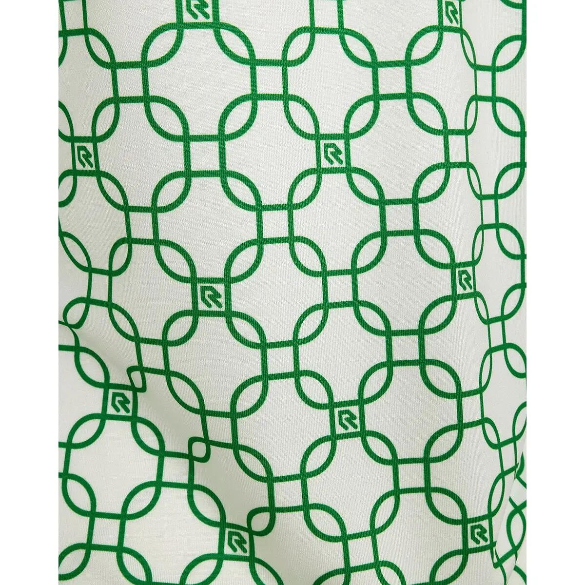 Kleding - Tennis - Dames - Singlet slim-fit - Robey Dropshot - Wit/Groen 5/5