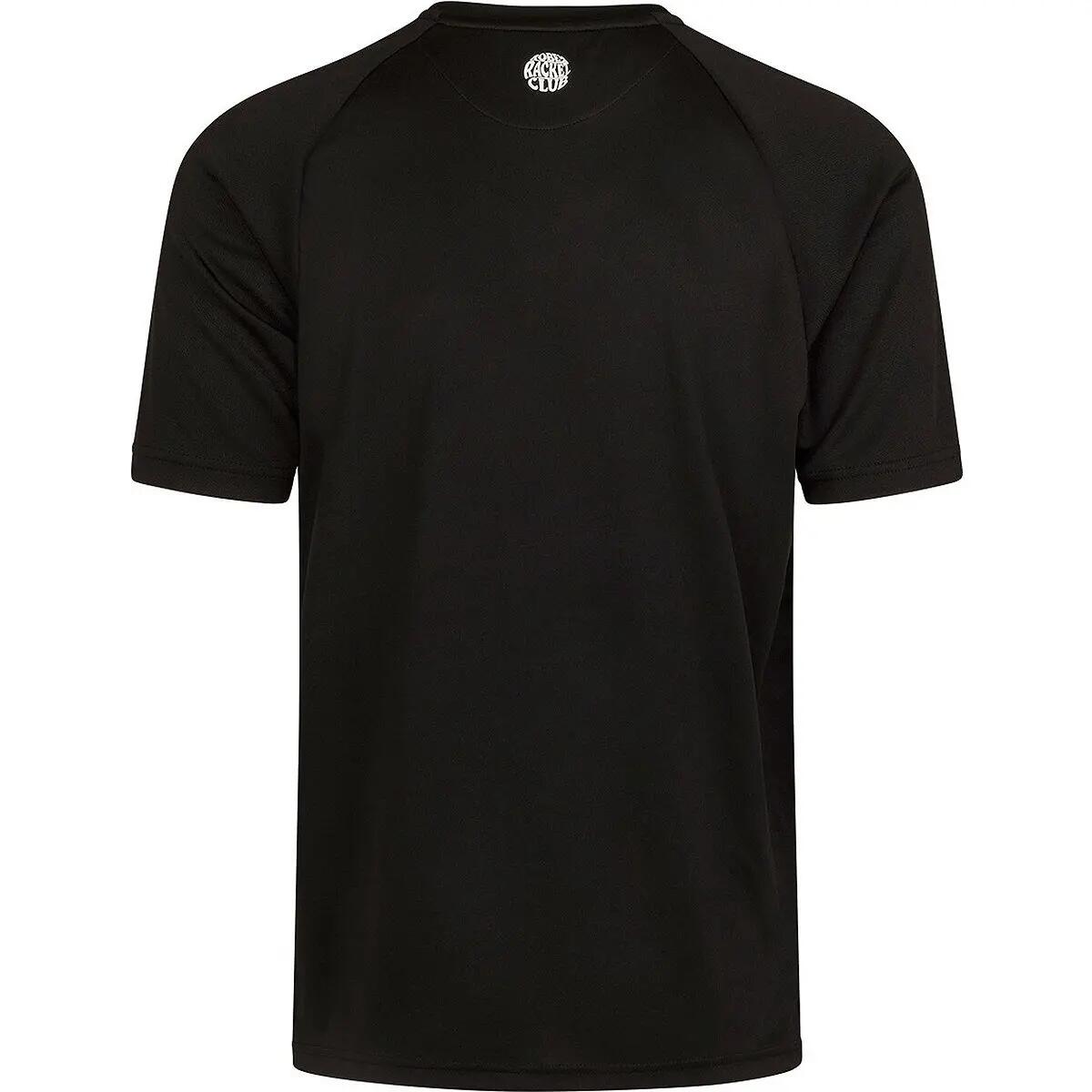 T-shirt - Tennis - Heren - Sportieve pasvorm, Raglanmouwen - Robey - Zwart 3/5
