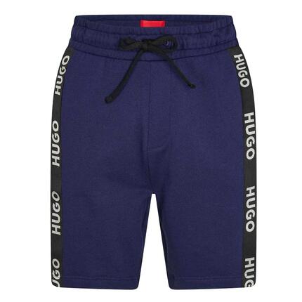 Short De Jogging Motif/style Logo Latéral Homme (Bleu Marine)