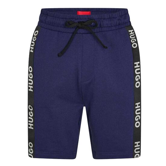 Short De Jogging Motif/style Logo Latéral Homme (Bleu Marine)